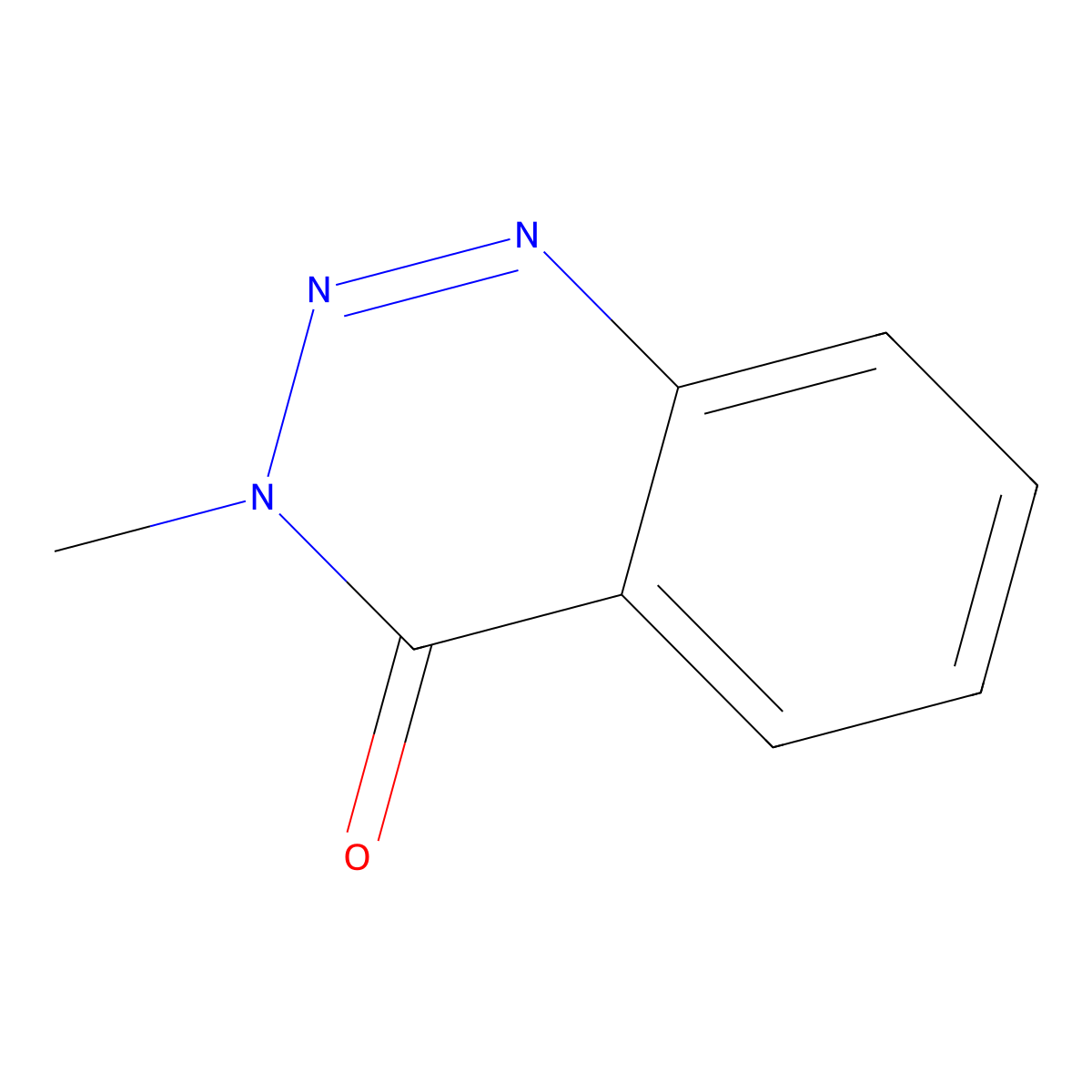 3-Methylbenzotriazin-4-one molecular structure, CAS 22305-44-8