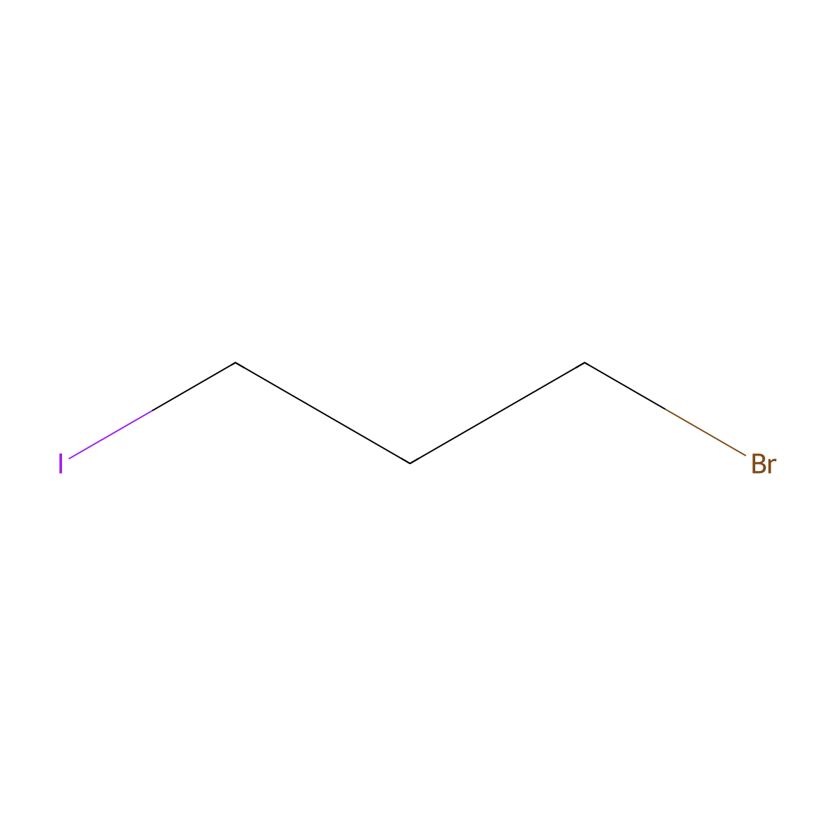 1-Bromo-3-iodopropane molecular structure, CAS 22306-36-1
