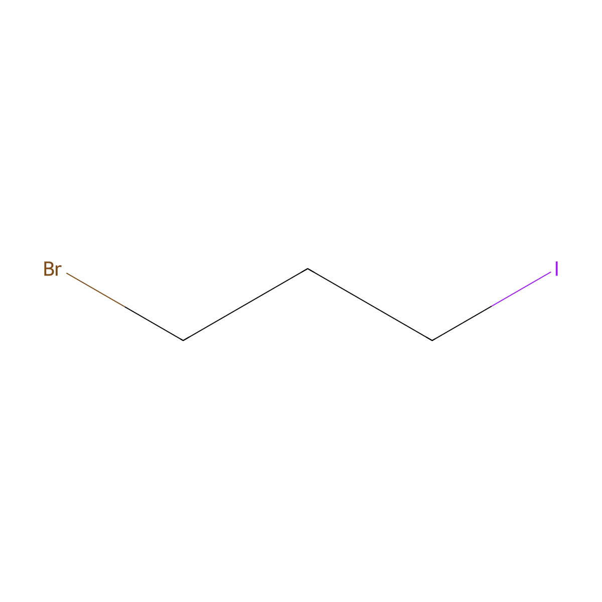1-Bromo-3-iodopropane molecular structure, CAS 22306-36-1
