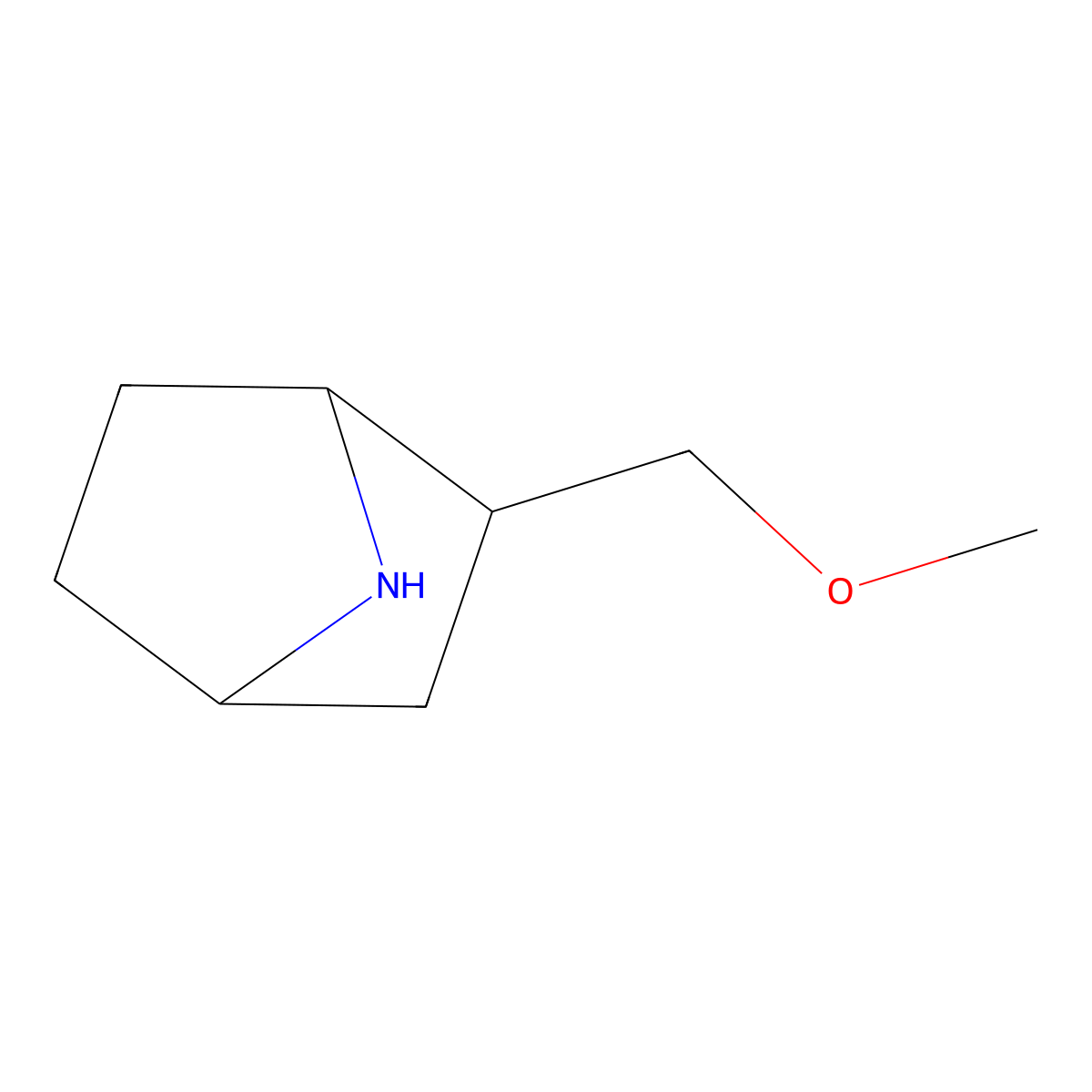 2-(Methoxymethyl)-7-azabicyclo[2.2.1]heptane molecular structure, CAS 2230799-83-2