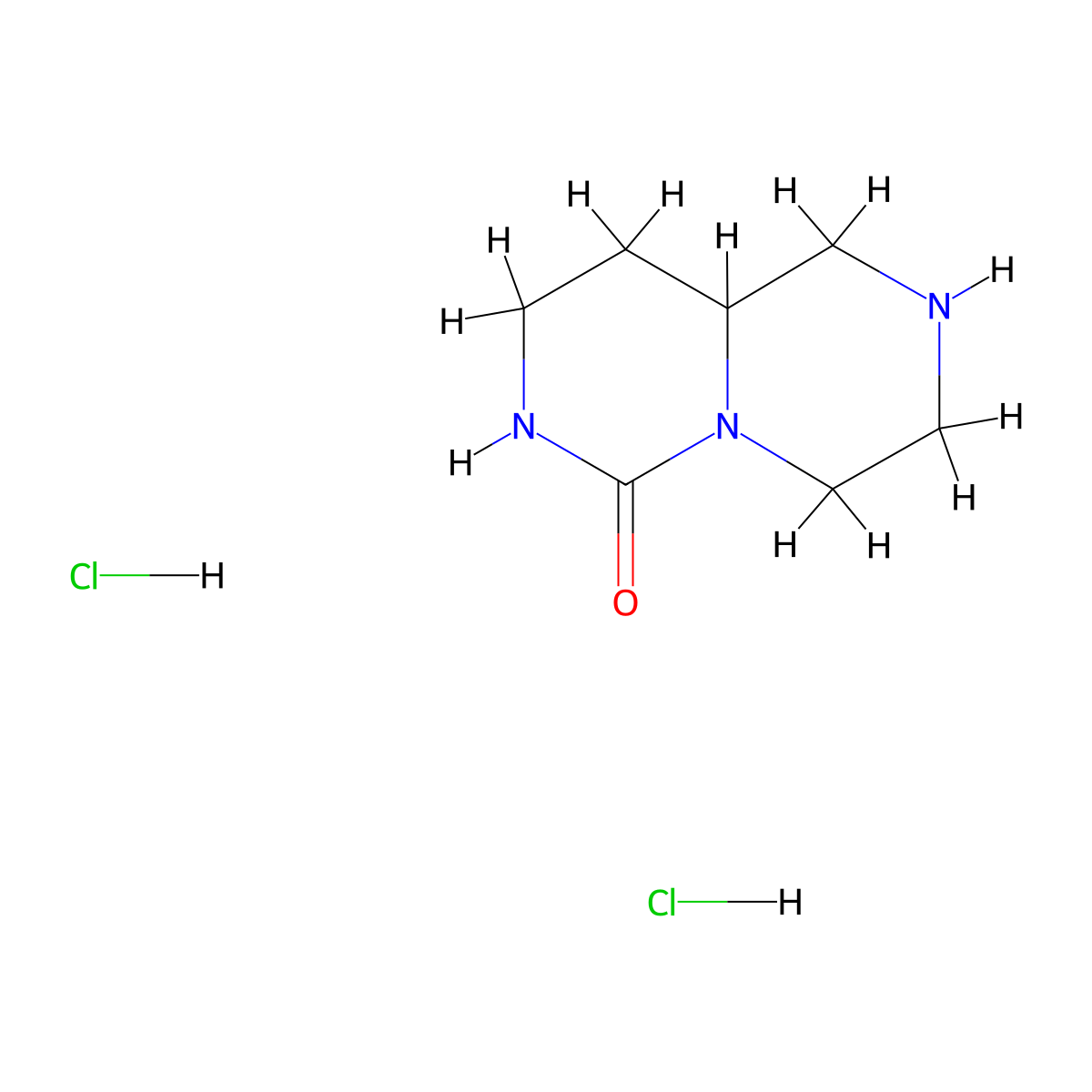 octahydro-1H-pyrimido[1,6-a]piperazin-6-one dihydrochloride molecular structure, CAS 2230802-78-3