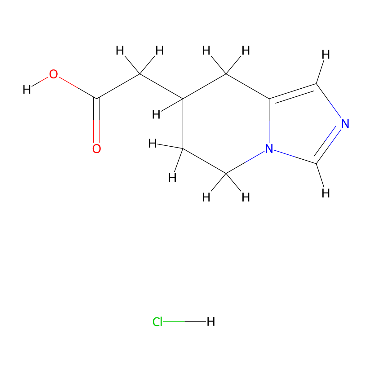 2-{5H,6H,7H,8H-imidazo[1,5-a]pyridin-7-yl}acetic acid hydrochloride molecular structure, CAS 2230802-93-2