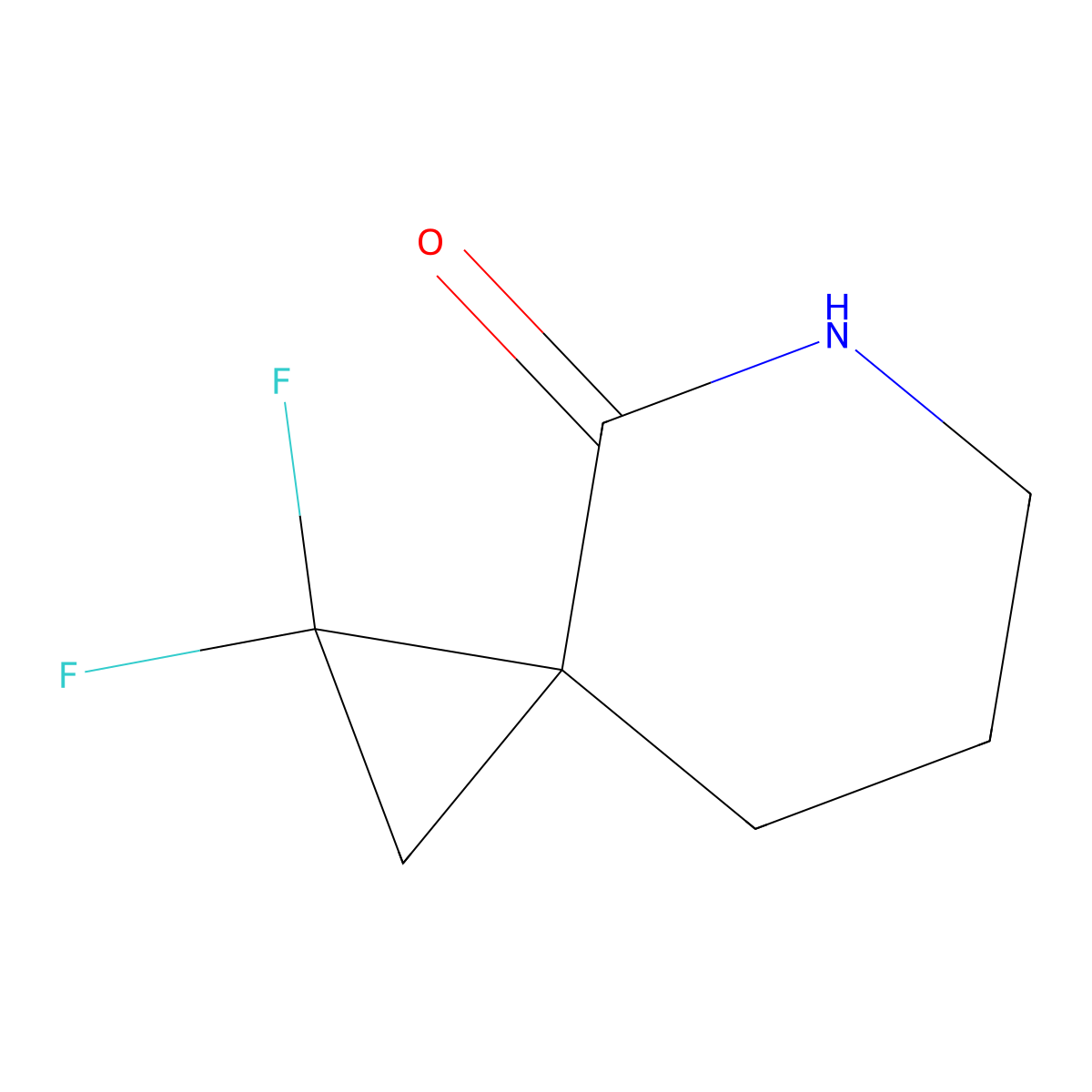 1,1-Difluoro-5-azaspiro[2.5]octan-4-one molecular structure, CAS 2230803-17-3