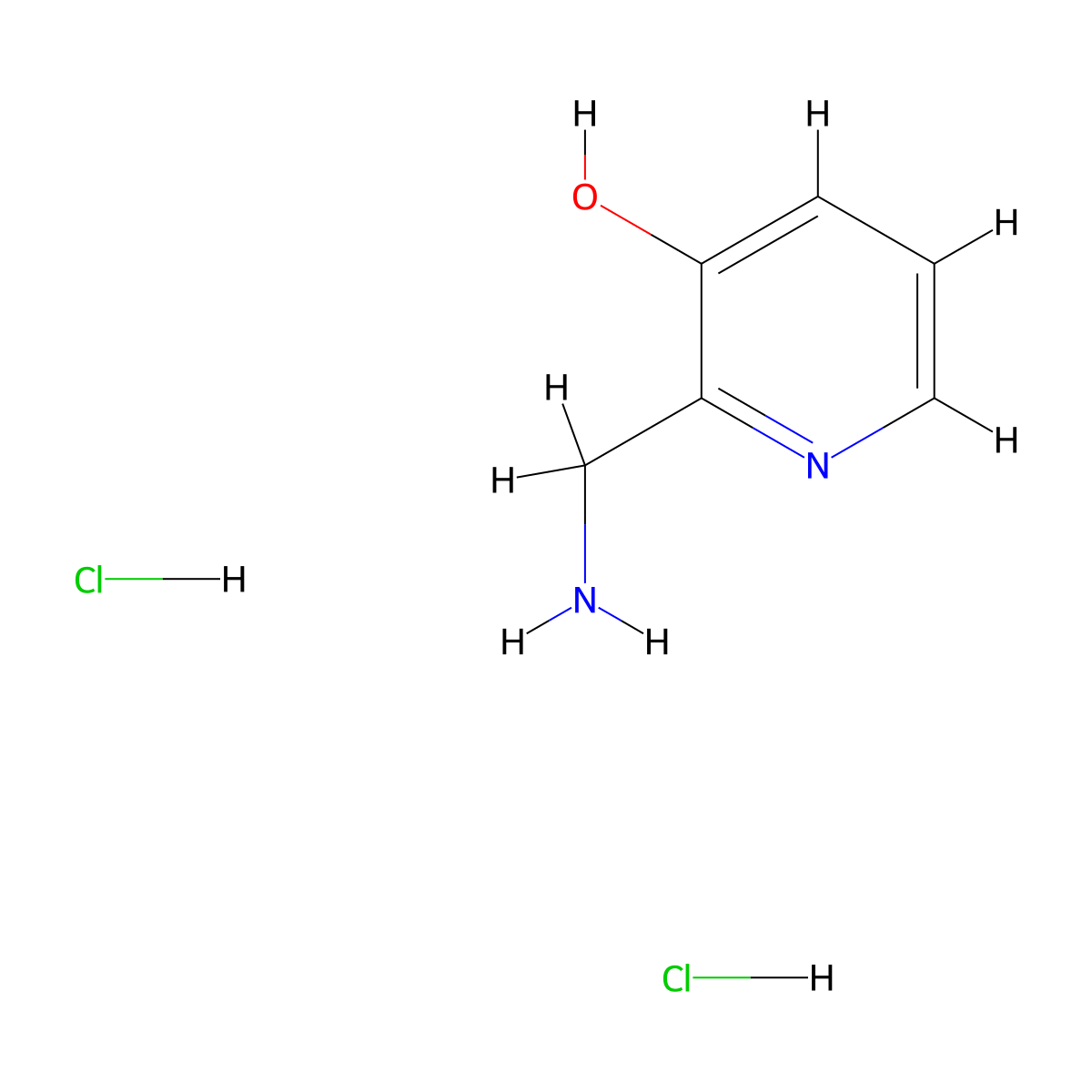 2-(Aminomethyl)pyridin-3-ol dihydrochloride molecular structure, CAS 2230803-53-7