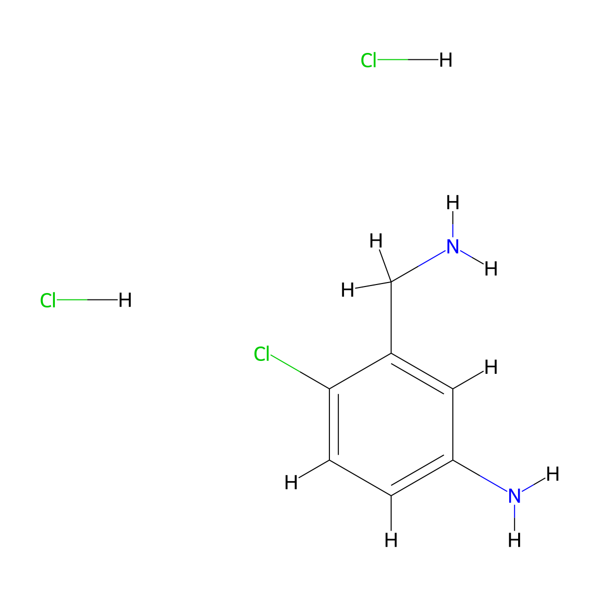3-(Aminomethyl)-4-chloroaniline dihydrochloride molecular structure, CAS 2230803-93-5
