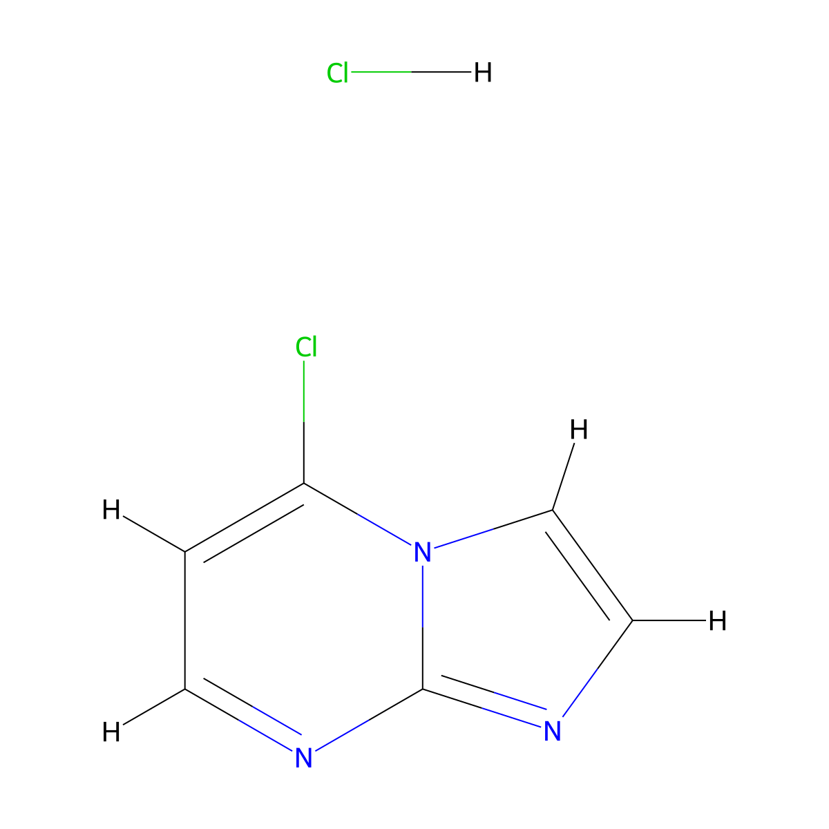 5-Chloroimidazo[1,2-a]pyrimidine hydrochloride molecular structure, CAS 2230804-22-3