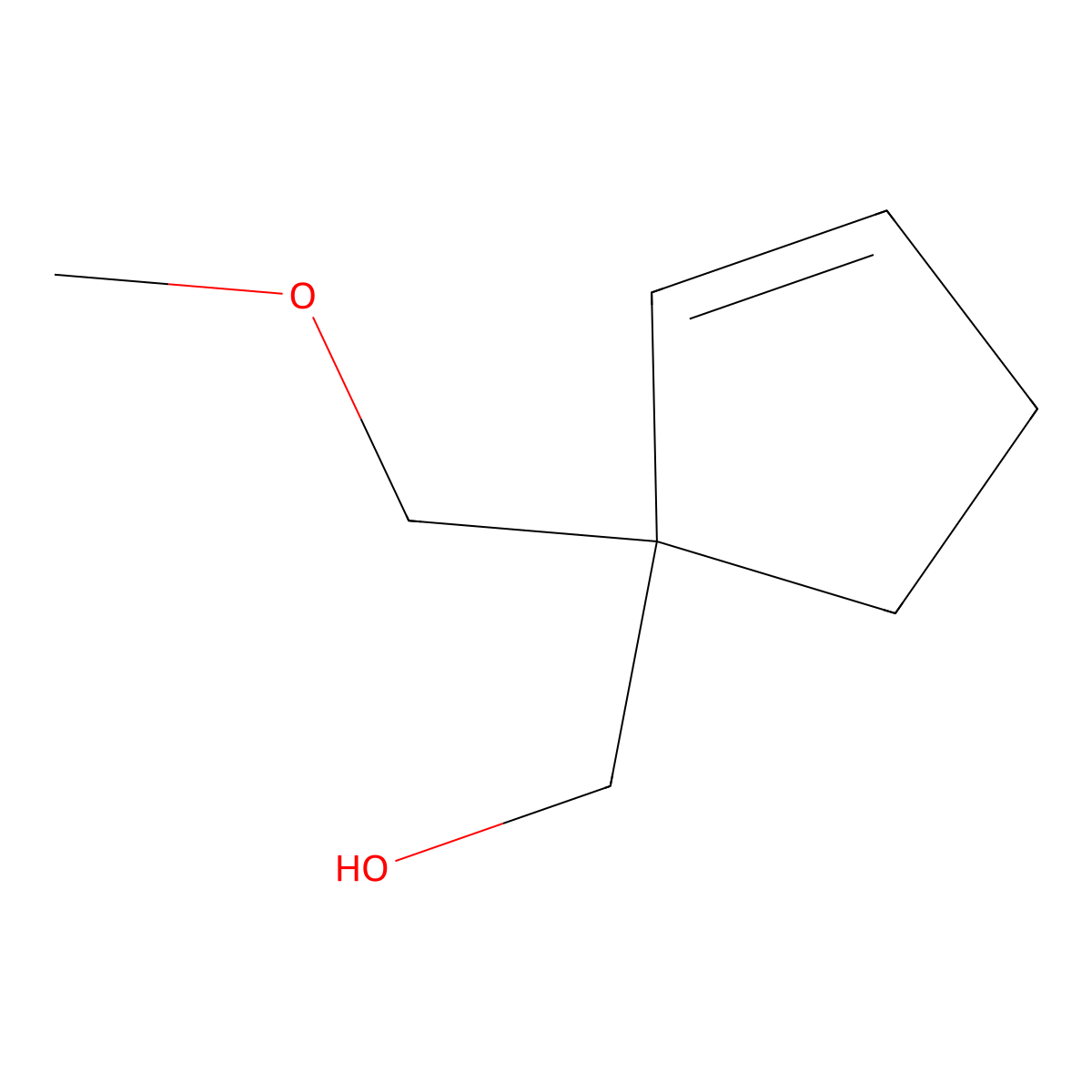 [1-(Methoxymethyl)cyclopent-2-en-1-yl]methanol molecular structure, CAS 2230804-24-5