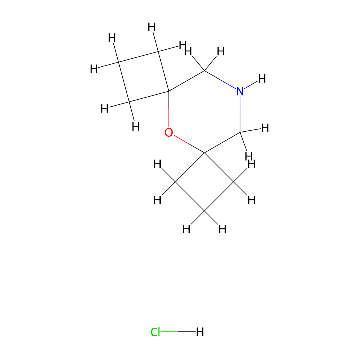 5-Oxa-11-azadispiro[3.1.3^{6}.3^{4}]dodecane hydrochloride molecular structure, CAS 2230807-43-7