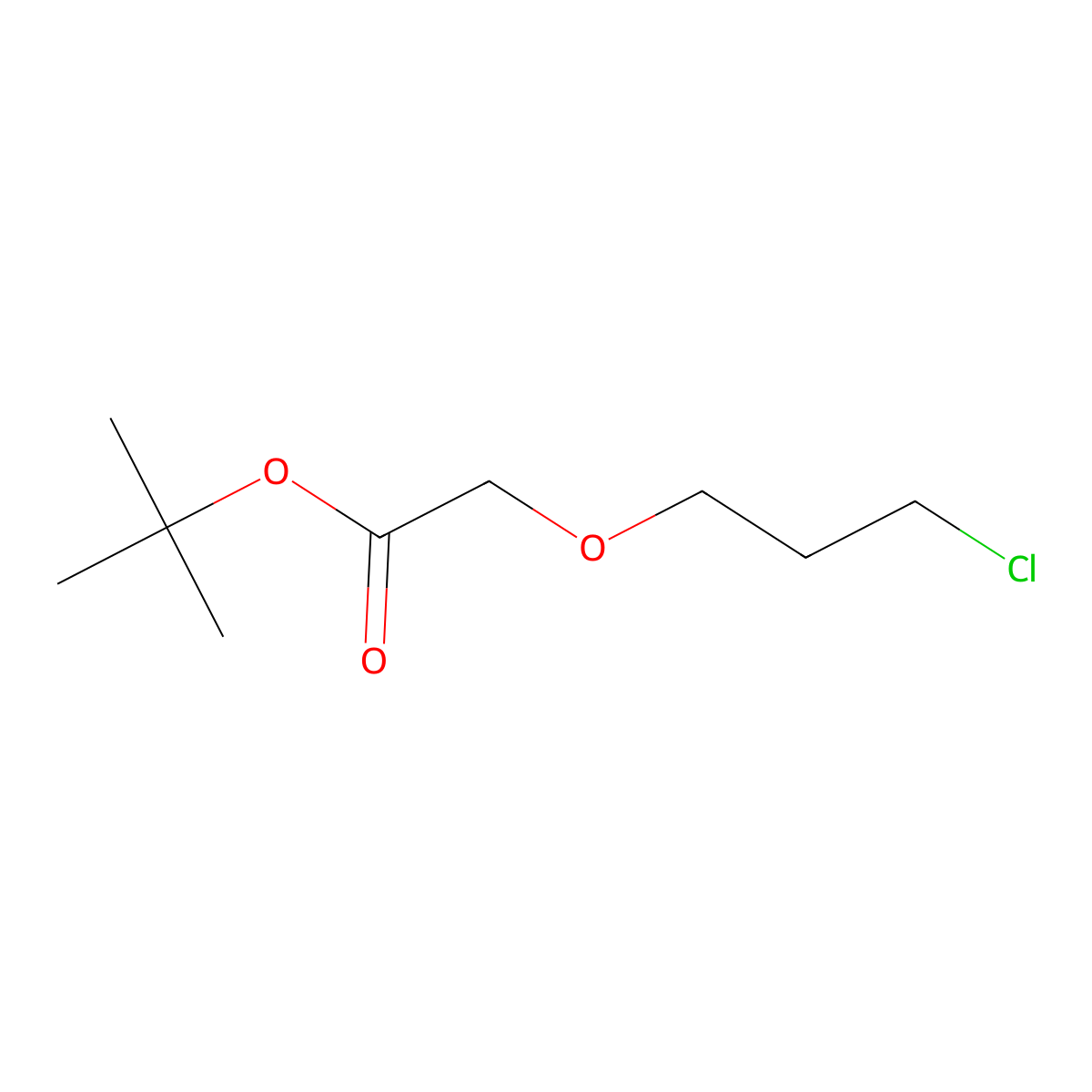 tert-Butyl 2-(3-chloropropoxy)acetate molecular structure, CAS 2230826-27-2