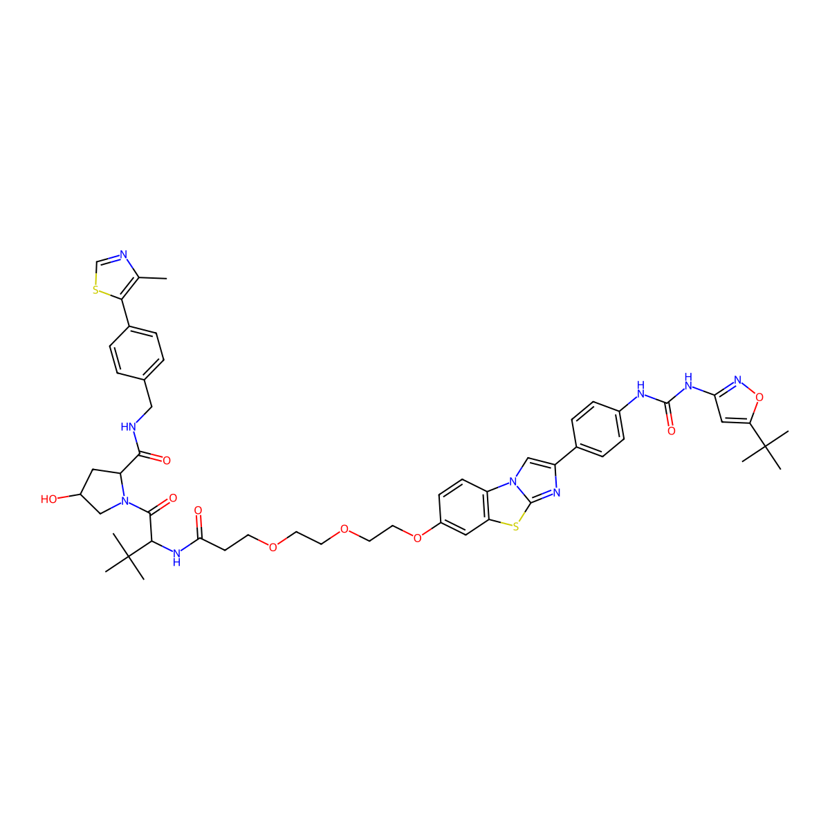 PROTAC FLT-3 degrader 1 molecular structure, CAS 2230826-81-8