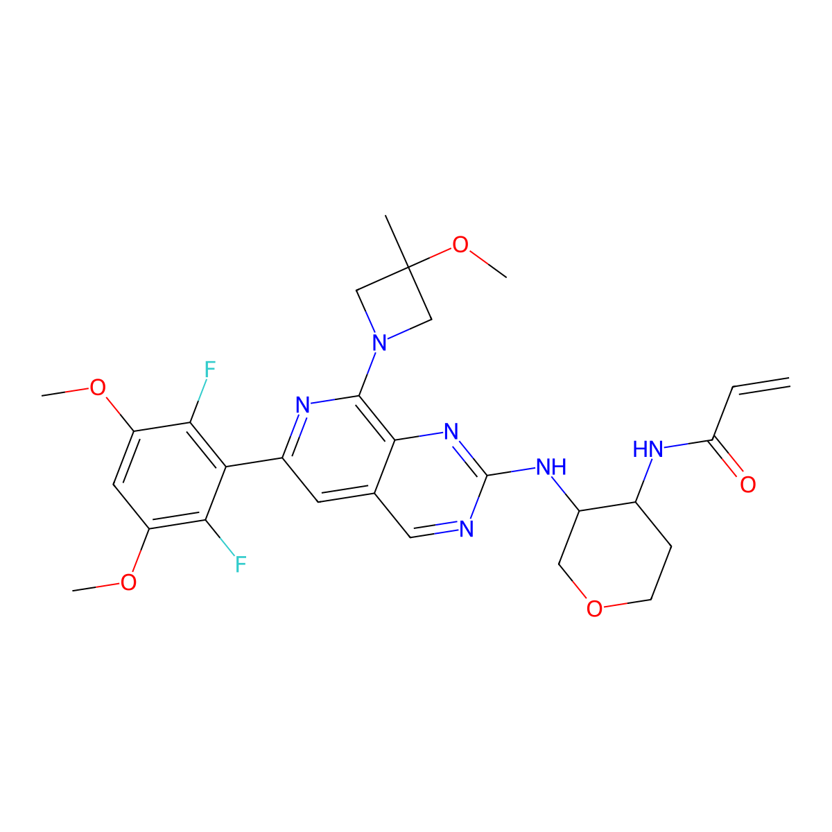 Irpagratinib molecular structure, CAS 2230974-62-4