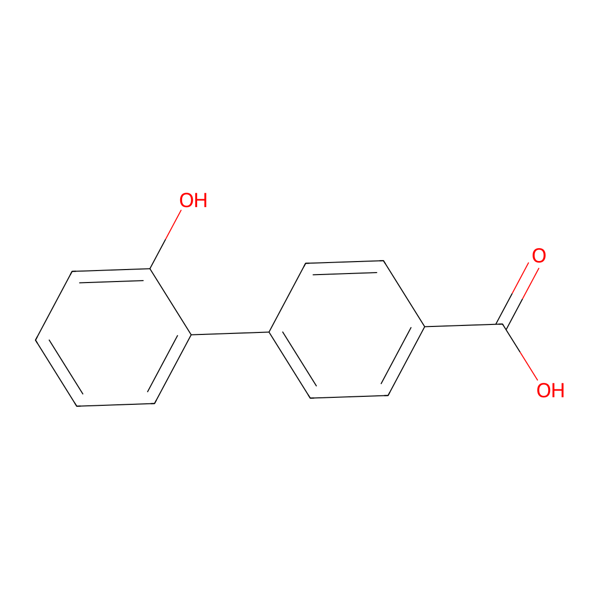 4-(2-hydroxyphenyl)benzoic Acid molecular structure, CAS 223127-00-2
