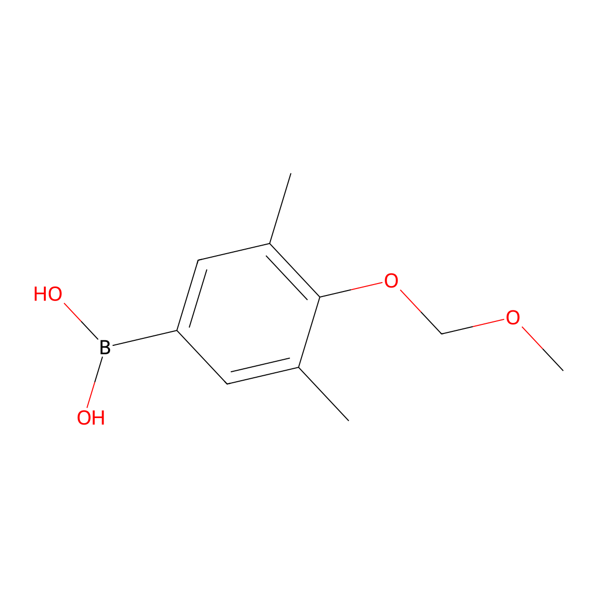 4-(Methoxymethoxy)-3,5-dimethylphenylboronic acid molecular structure, CAS 223128-32-3