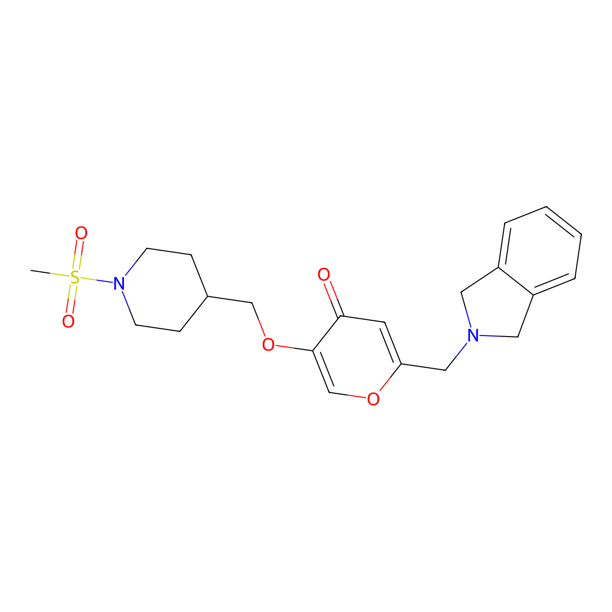 Opevesostat molecular structure, CAS 2231294-96-3