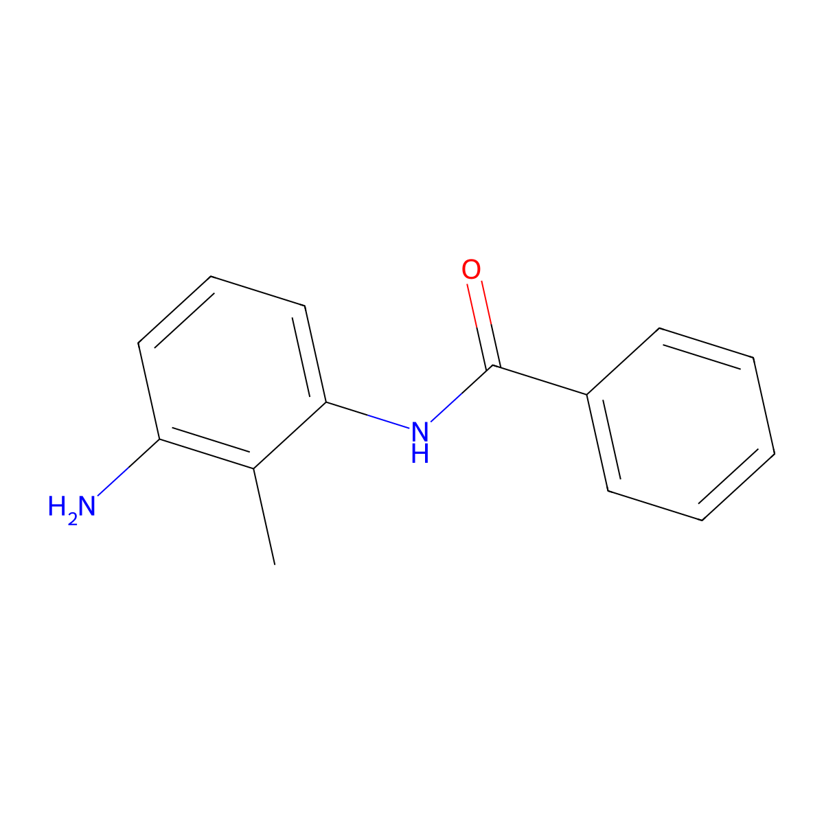 N-(3-amino-2-methylphenyl)benzamide molecular structure, CAS 223138-33-8