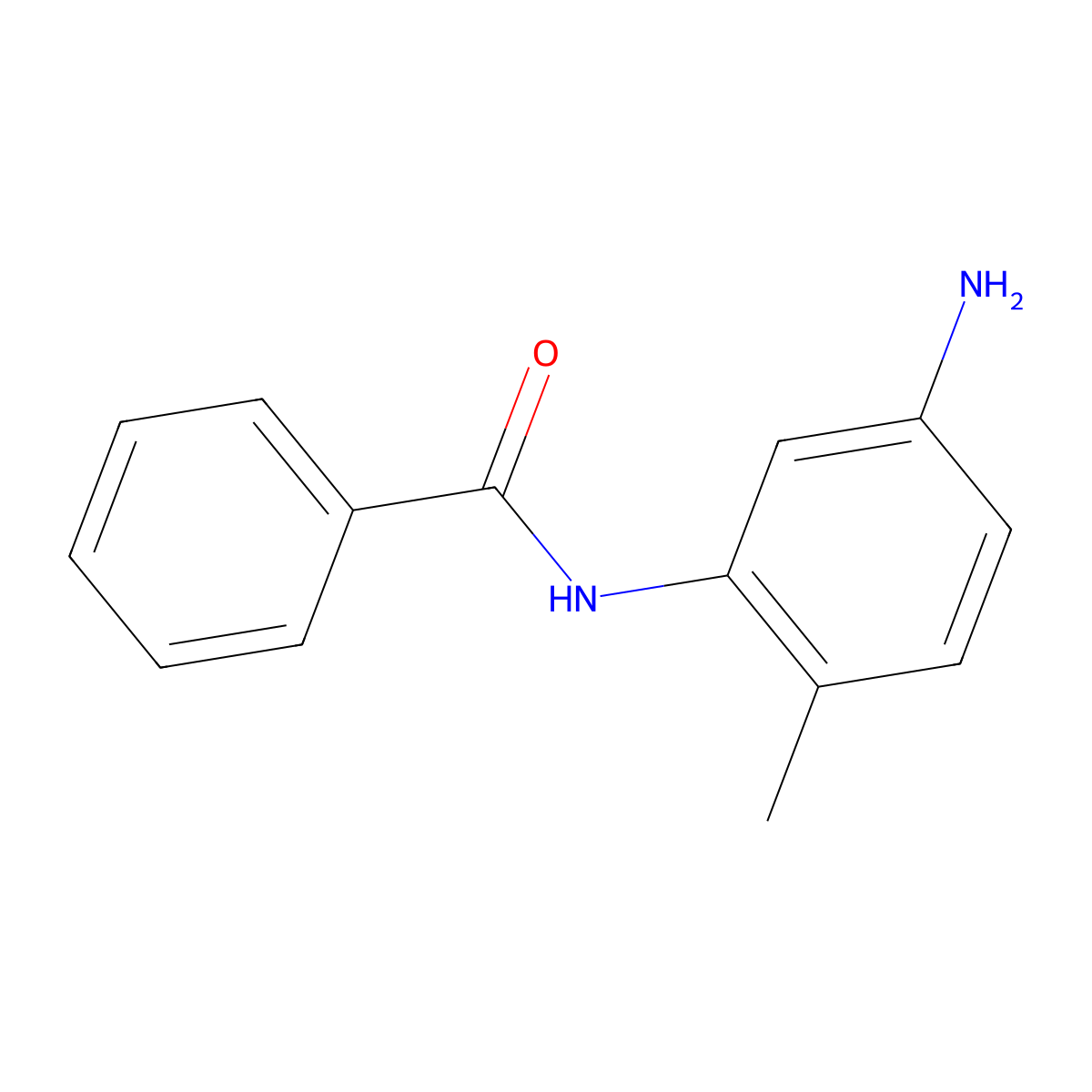 N-(5-amino-2-methylphenyl)benzamide molecular structure, CAS 223138-39-4