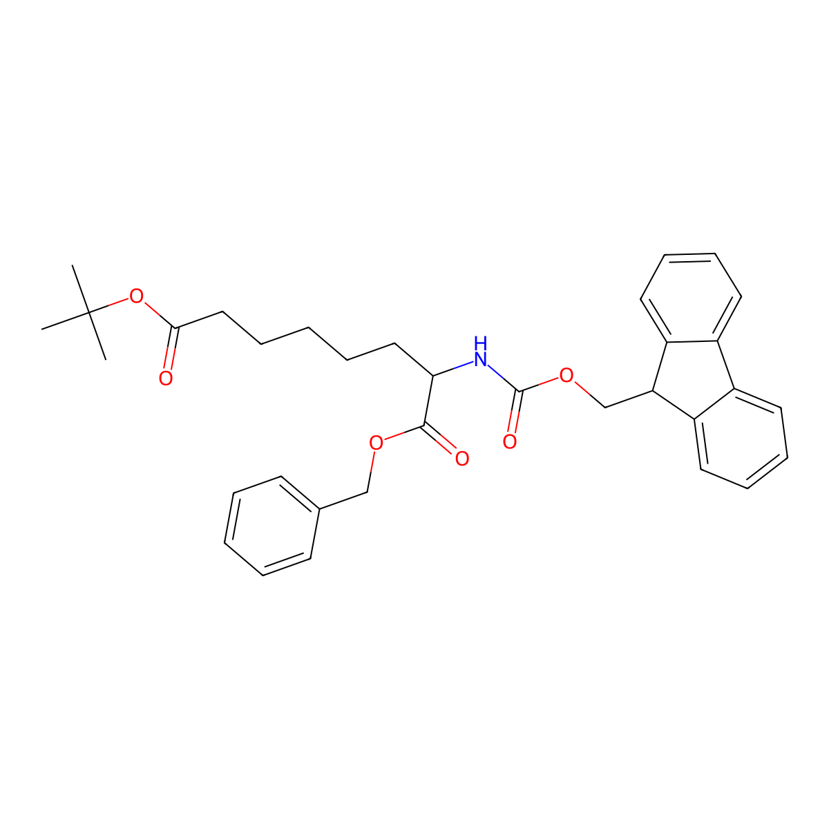 Fmoc-L-Asu(Ot-Bu)-OBn molecular structure, CAS 2231421-06-8