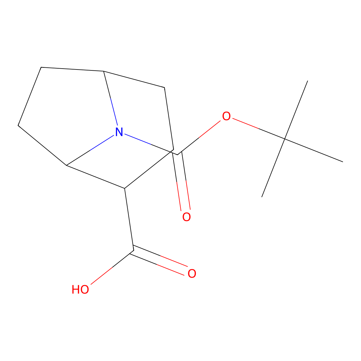 (1R,2S,5R)-8-(tert-Butoxycarbonyl)-8-azabicyclo[3.2.1]octane-2-carboxylic acid molecular structure, CAS 2231664-84-7