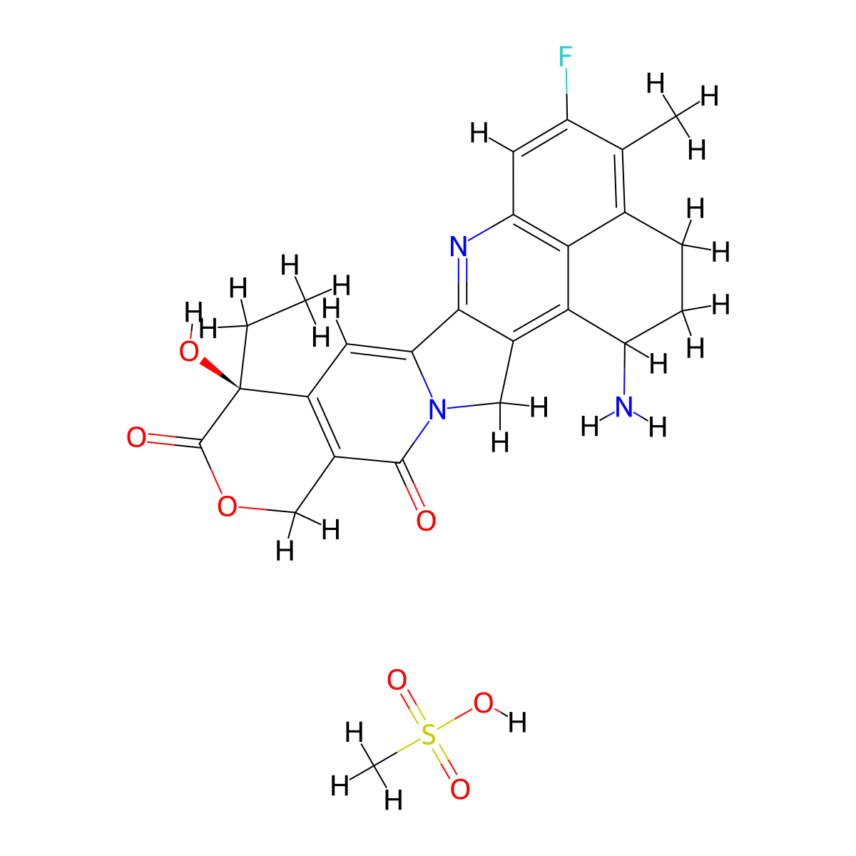 Impurity of exatecan molecular structure, CAS 2231666-57-0
