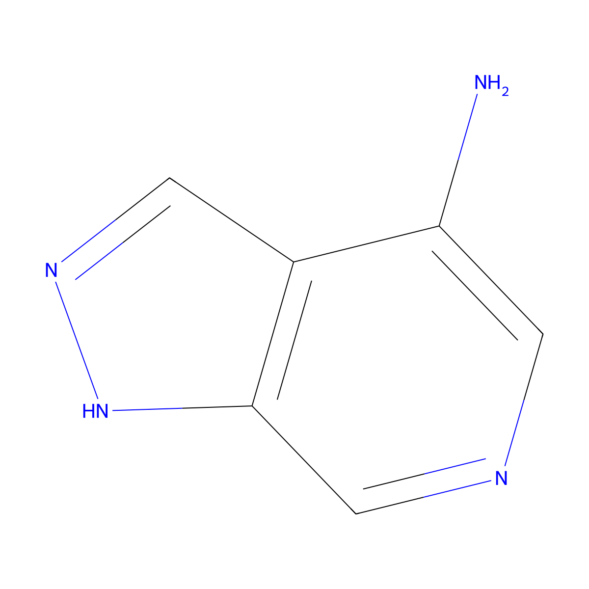 1H-pyrazolo[3,4-c]pyridin-4-amine molecular structure, CAS 2231676-24-5