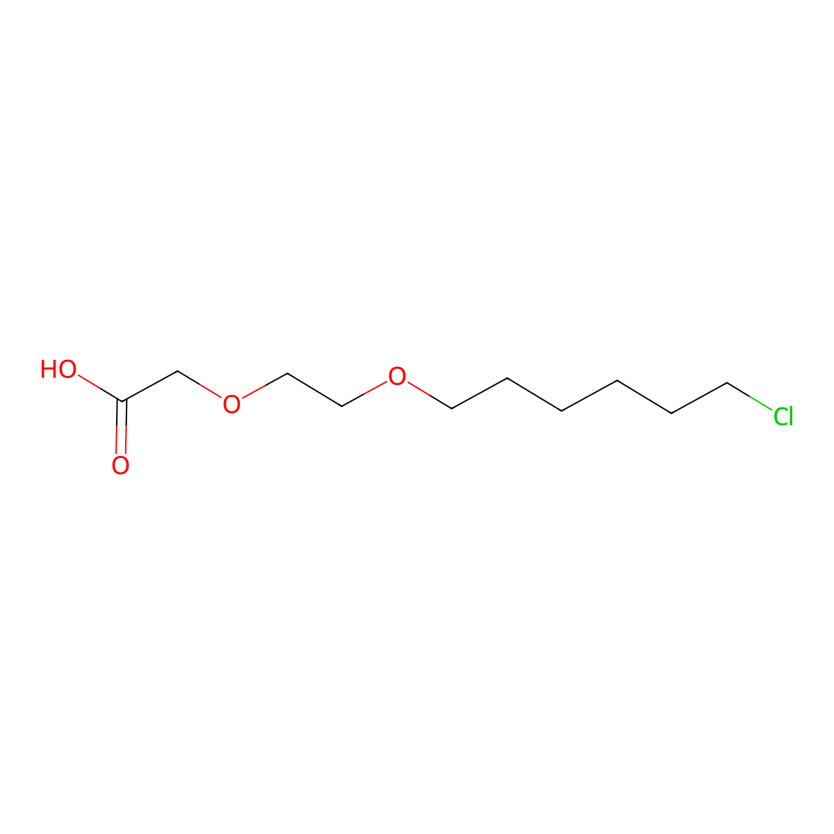 2-(2-((6-Chlorohexyl)oxy)ethoxy)acetic Acid molecular structure, CAS 2231744-57-1