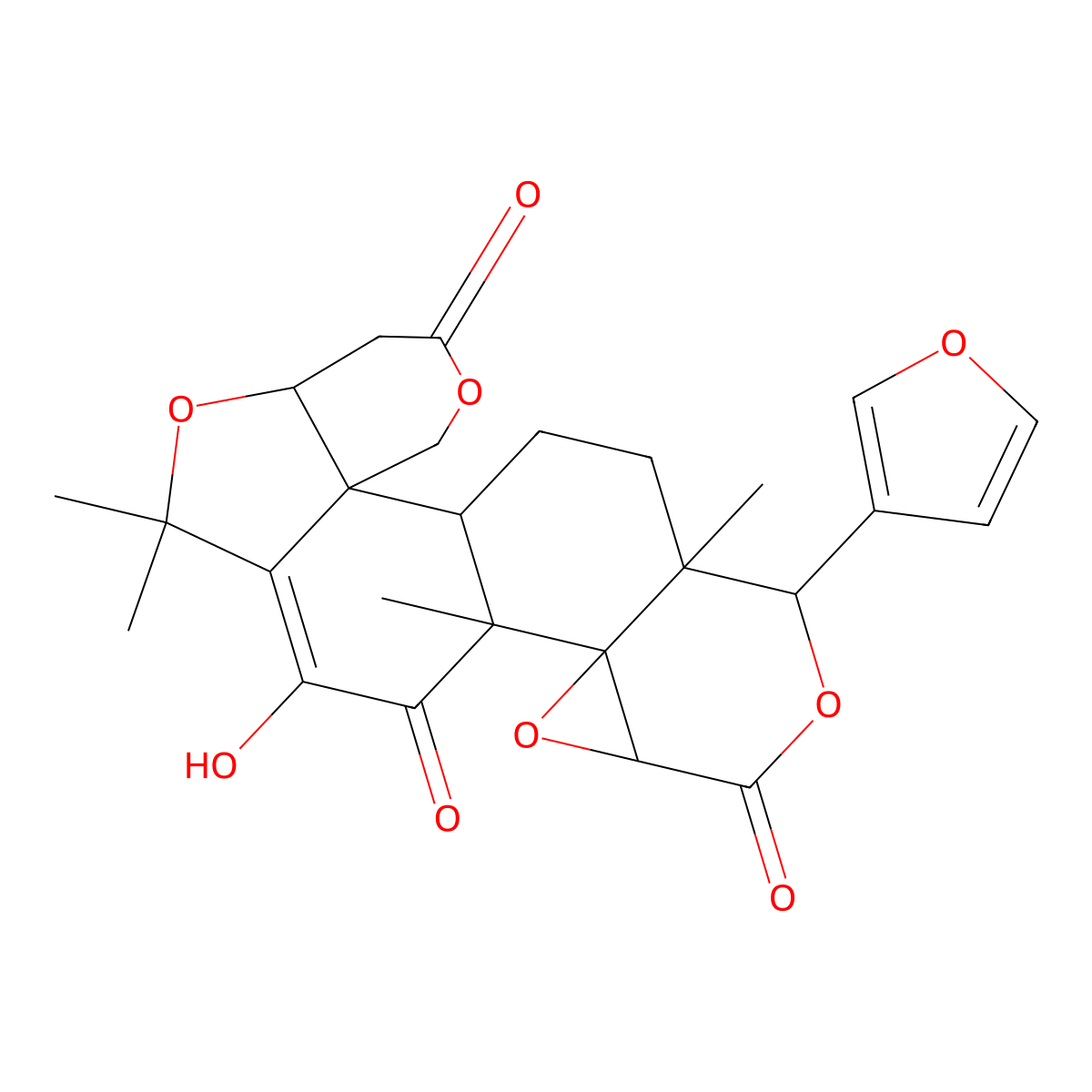 Evodol molecular structure, CAS 22318-10-1