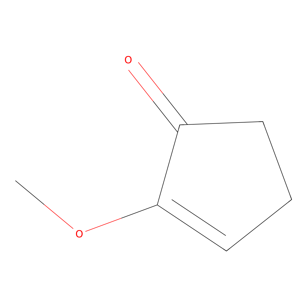 2-Methoxy-2-cyclopentene-1-one molecular structure, CAS 22323-97-3