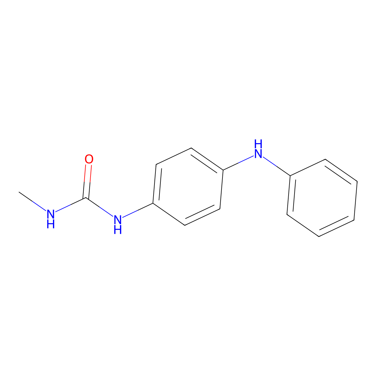 1-(4-Anilinophenyl)-3-methylurea molecular structure, CAS 22325-88-8