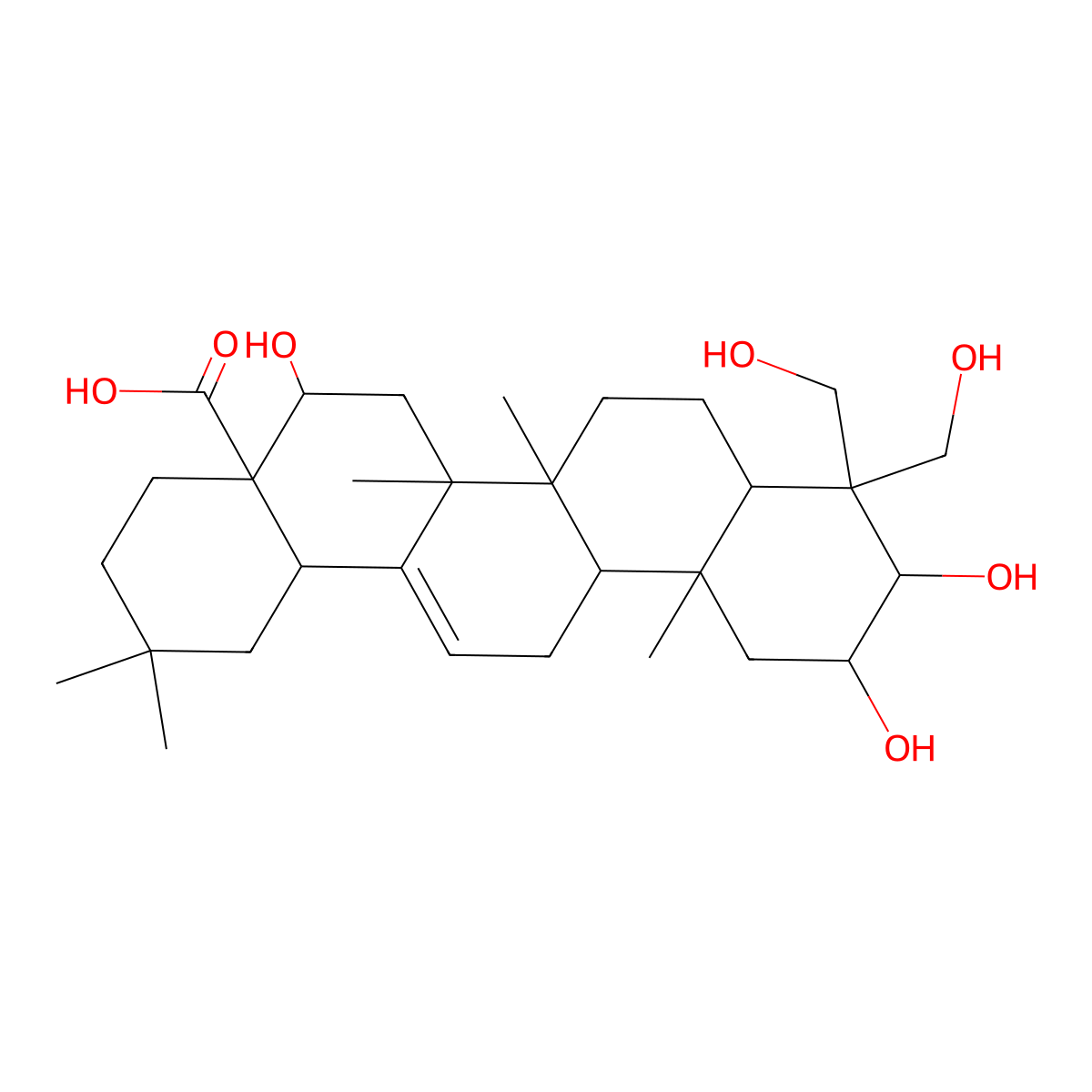 Platycodigenin molecular structure, CAS 22327-82-8