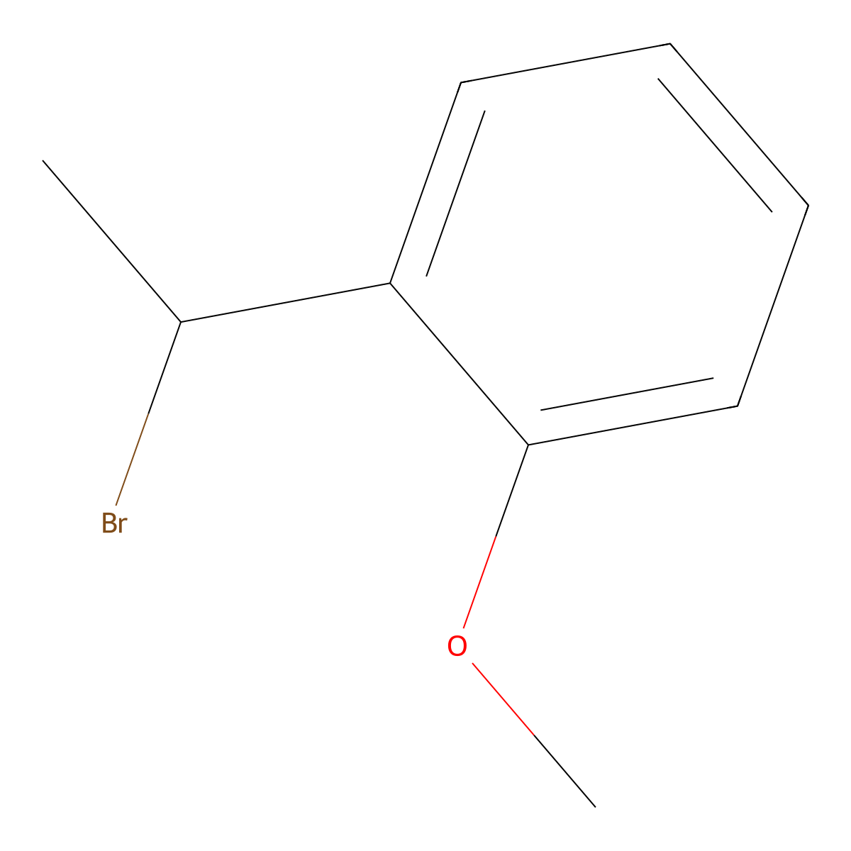 1-(1-Bromoethyl)-2-methoxybenzene molecular structure, CAS 223375-01-7