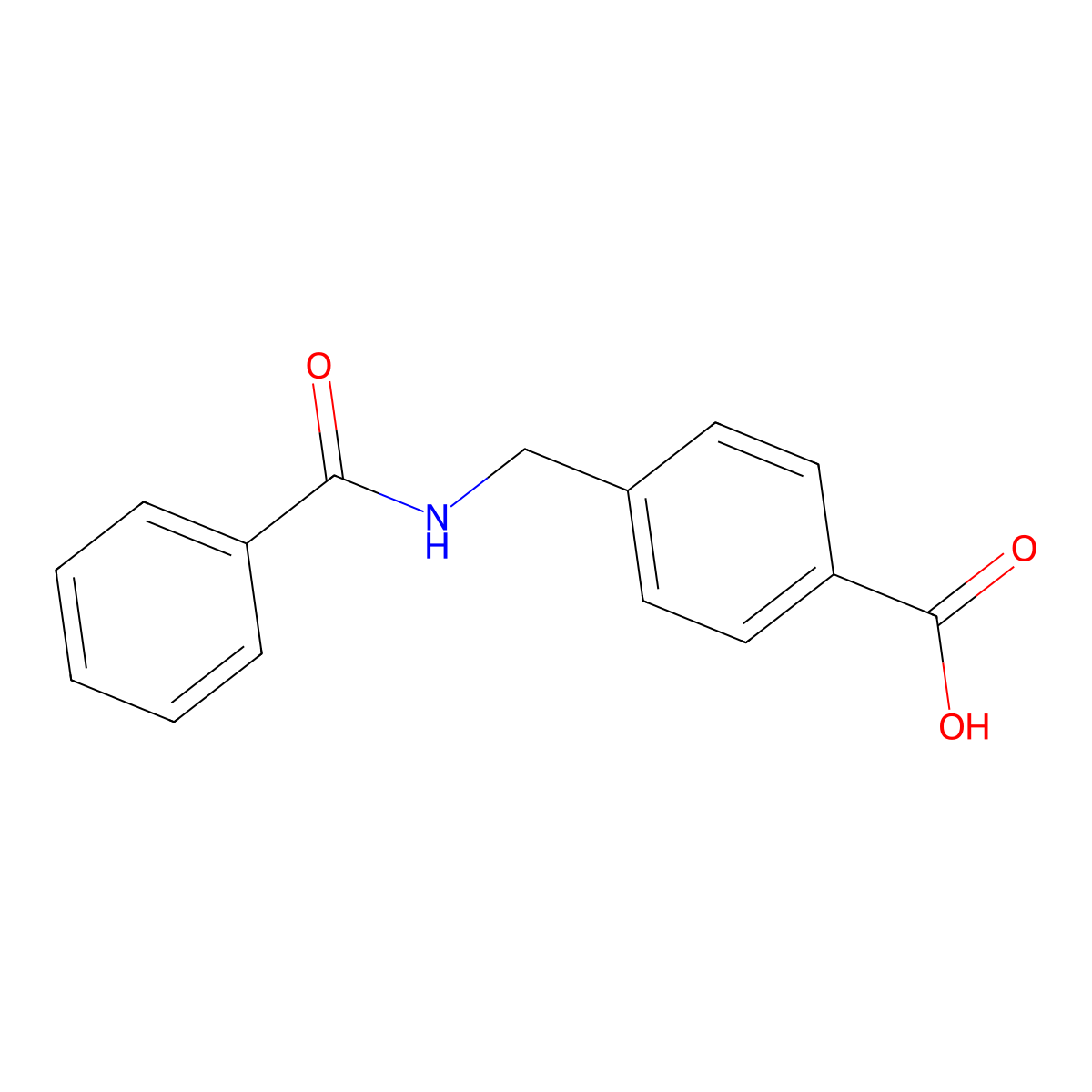 4-[(Phenylformamido)methyl]benzoic acid molecular structure, CAS 223375-06-2