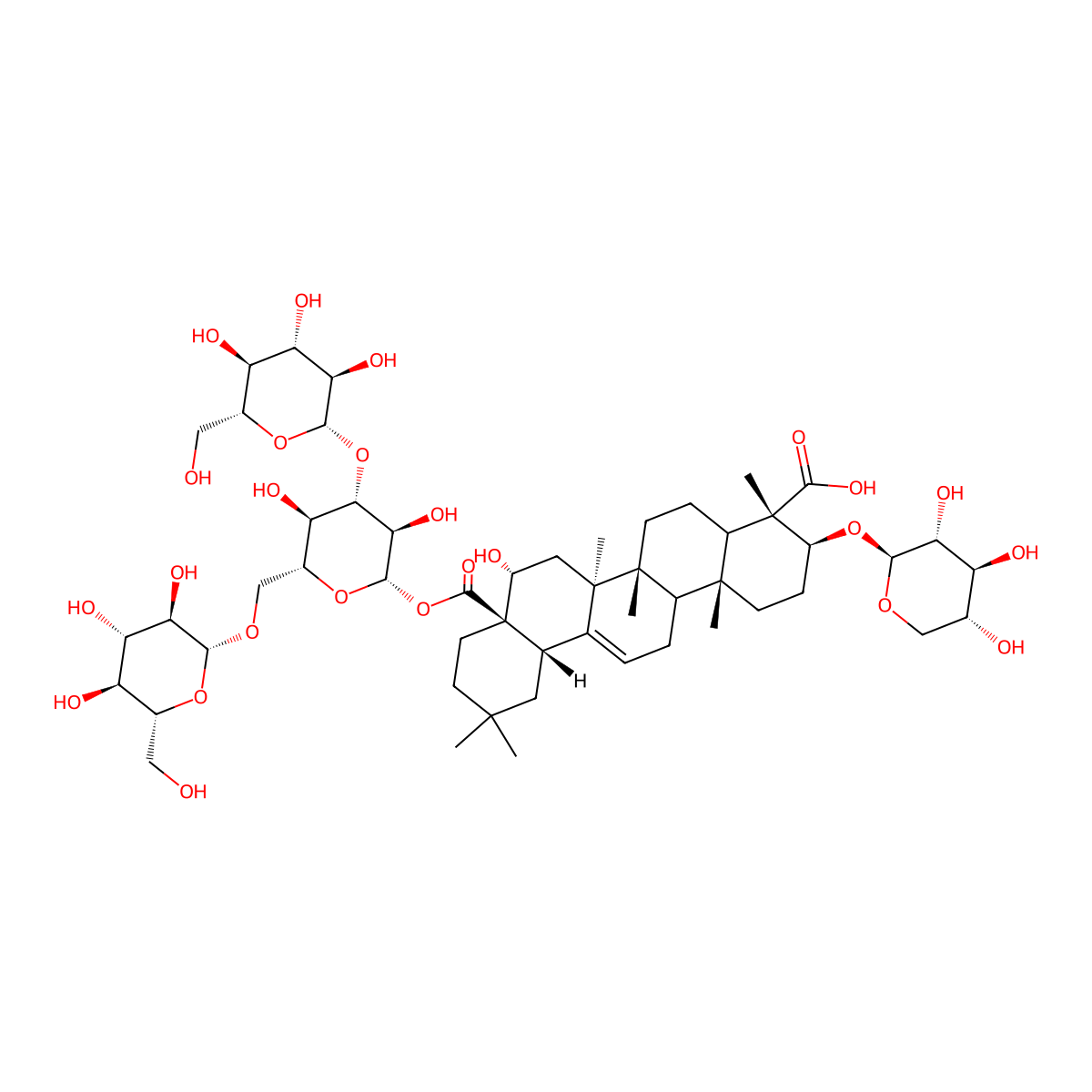 Saponarioside G molecular structure, CAS 223376-72-5