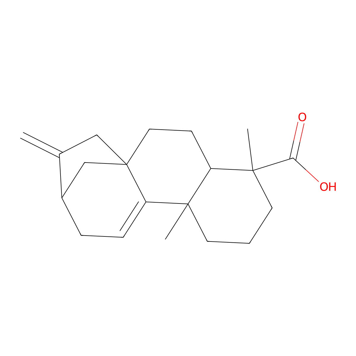 Grandiflorenic Acid molecular structure, CAS 22338-67-6