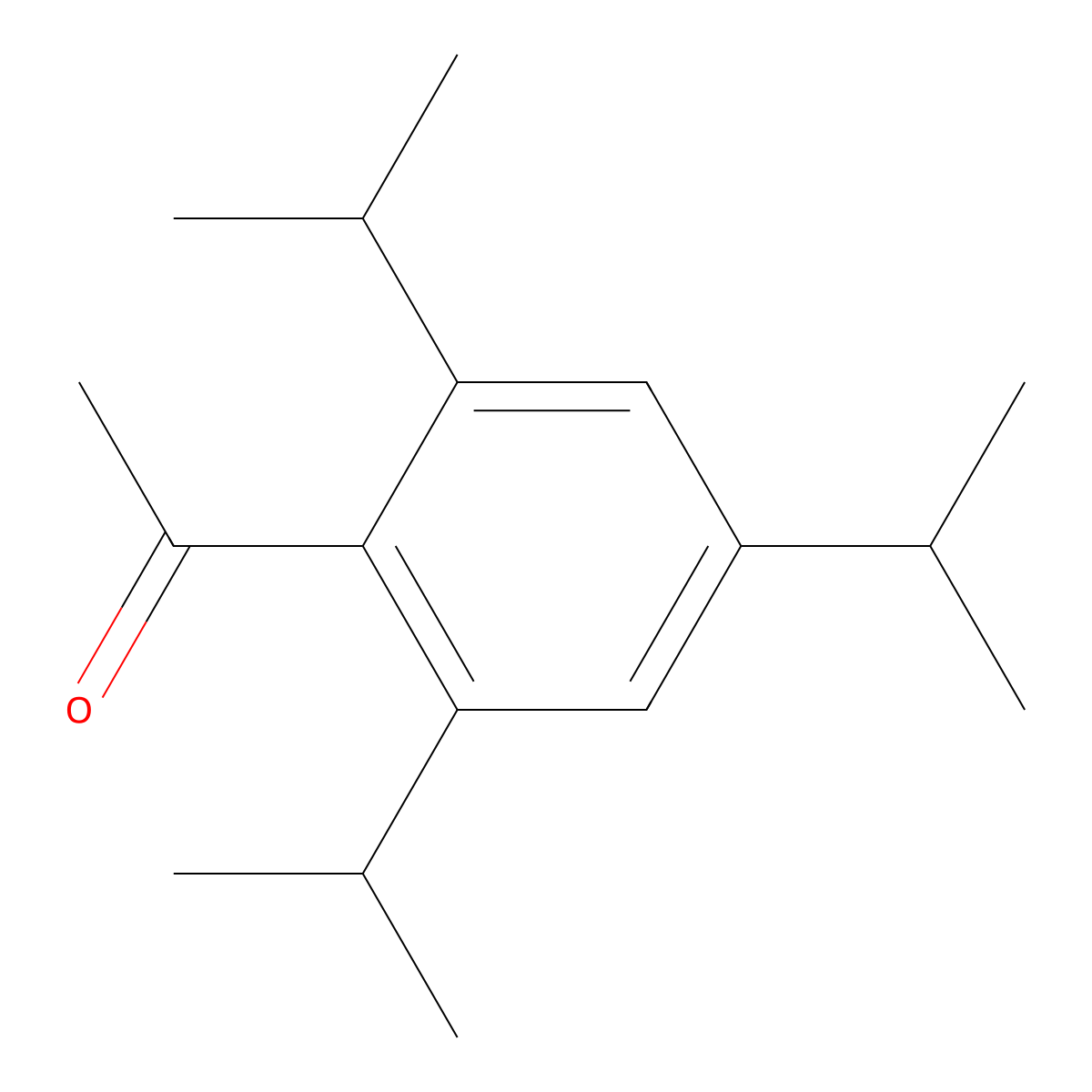 2',4',6'-Triisopropylacetophenone molecular structure, CAS 2234-14-2