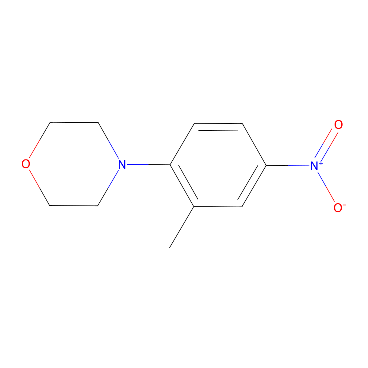 4-(2-Methyl-4-nitrophenyl)morpholine molecular structure, CAS 223404-63-5