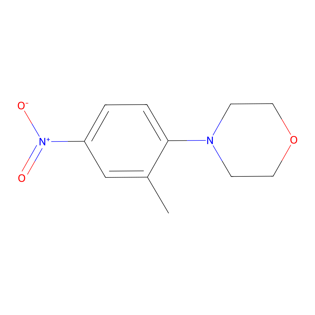 4-(2-Methyl-4-nitrophenyl)morpholine molecular structure, CAS 223404-63-5