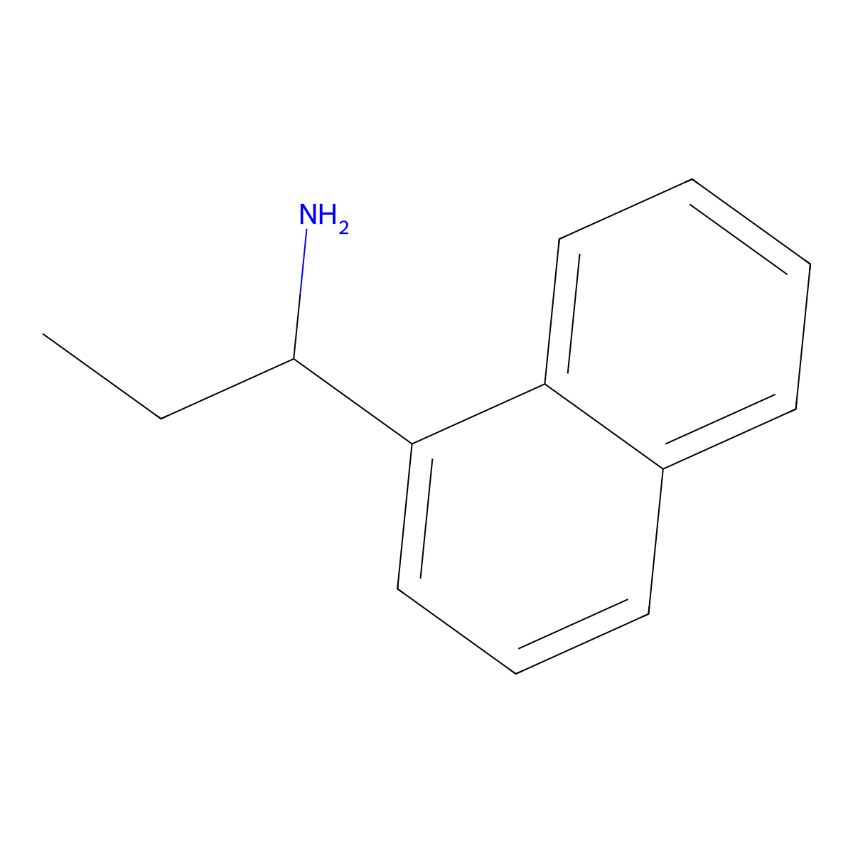 1-(Naphthalen-1-yl)propan-1-amine molecular structure, CAS 223418-56-2