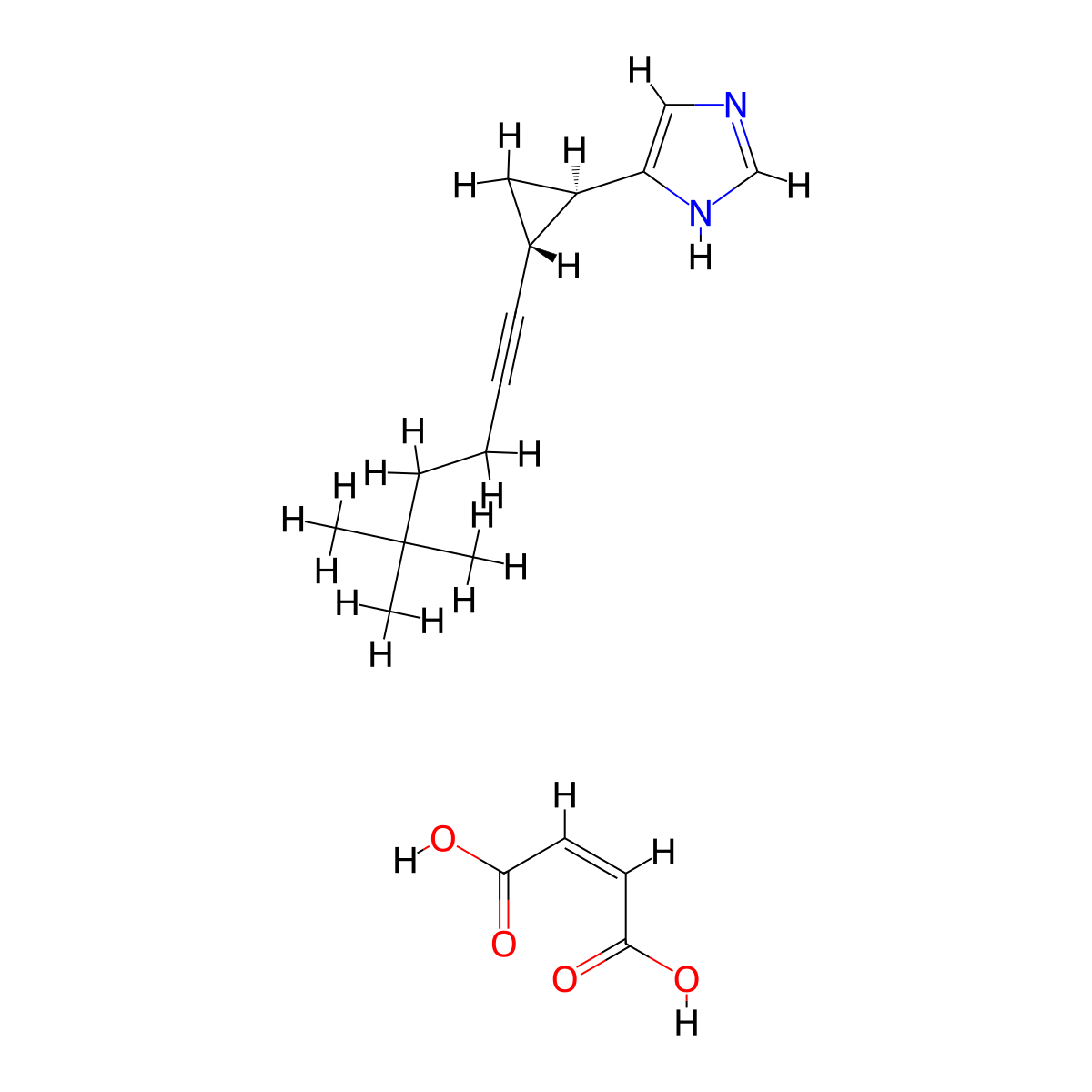 Cipralisant Maleate molecular structure, CAS 223420-20-0