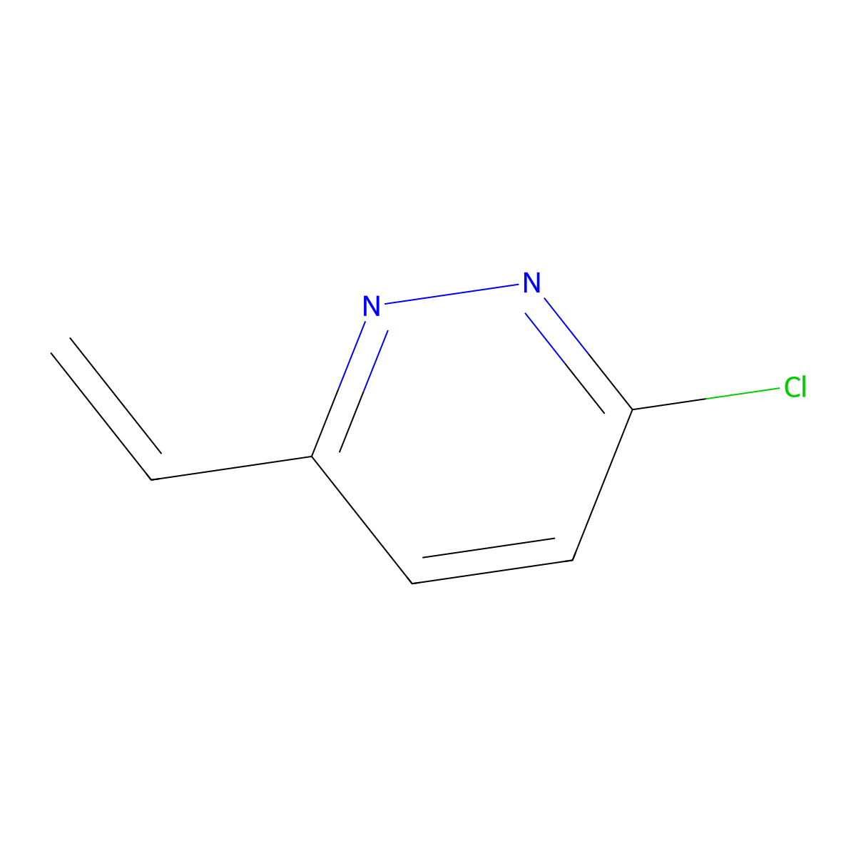 3-Chloro-6-vinylpyridazine molecular structure, CAS 223445-04-3