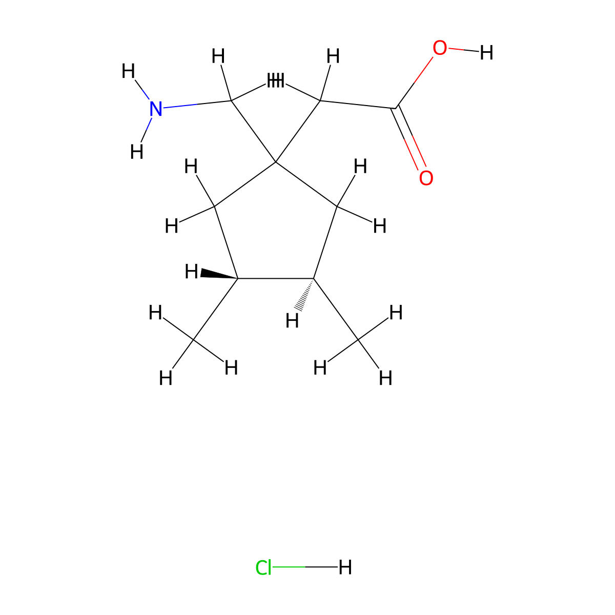 (Iso)-Atagabalin HCl molecular structure, CAS 223445-68-9