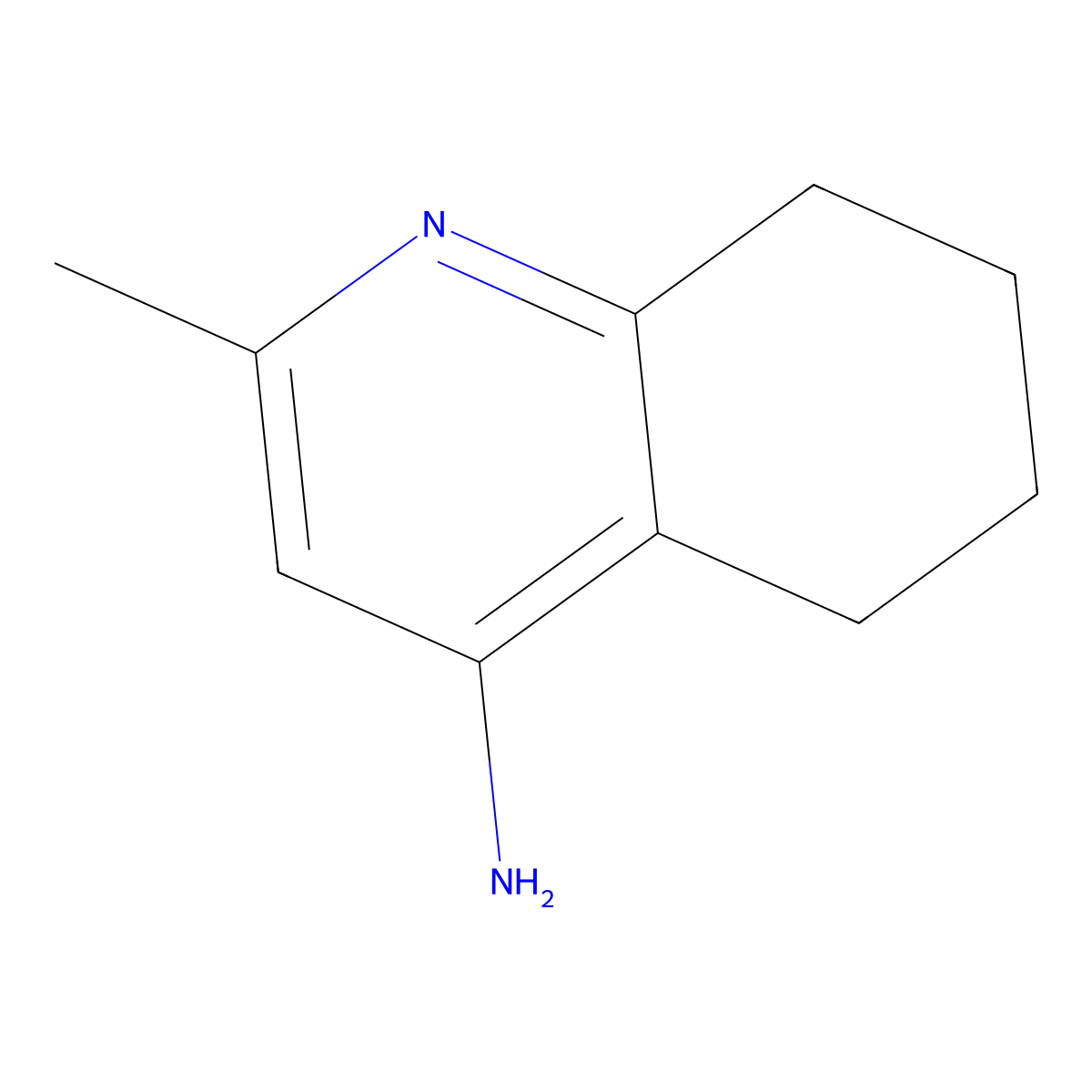 2-Methyl-5,6,7,8-tetrahydroquinolin-4-amine molecular structure, CAS 22345-79-5