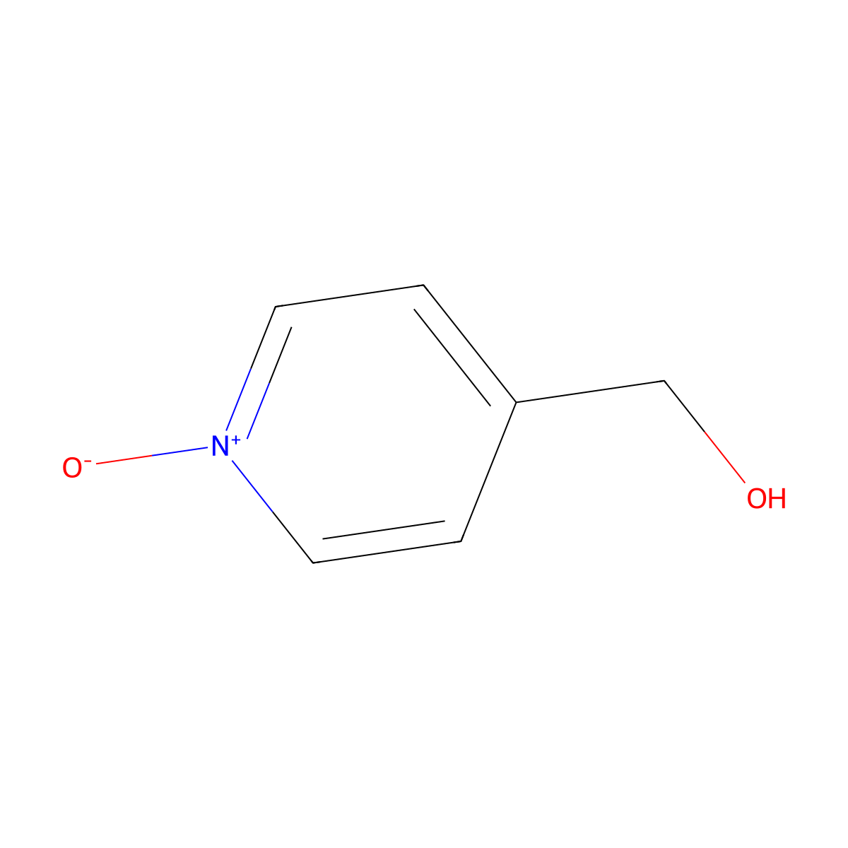 4-Pyridylmethanol N-oxide molecular structure, CAS 22346-75-4