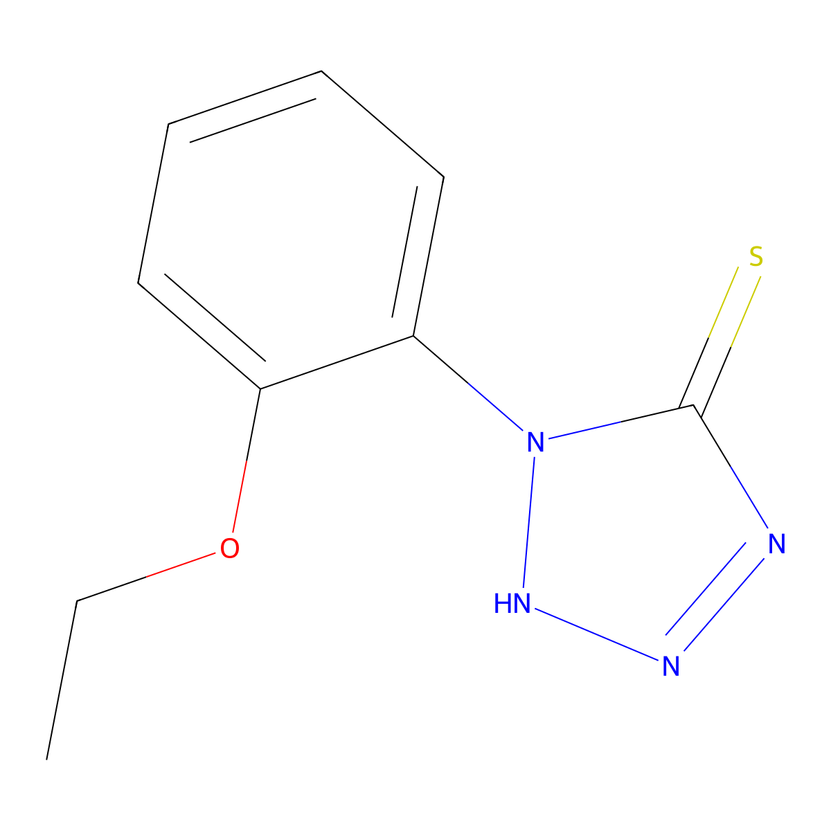 1-(2-Ethoxy-phenyl)-1H-tetrazole-5-thiol molecular structure, CAS 22347-26-8