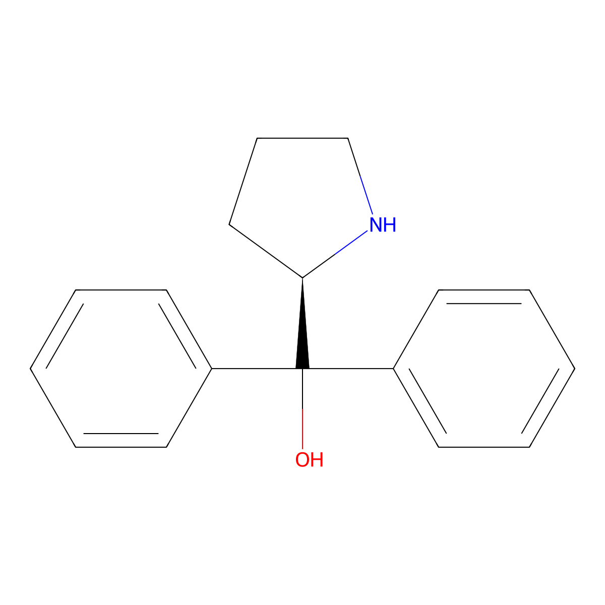 (R)-Diphenyl(pyrrolidin-2-yl)methanol , Flunarizine 2HCl molecular structure, CAS 22348-32-9