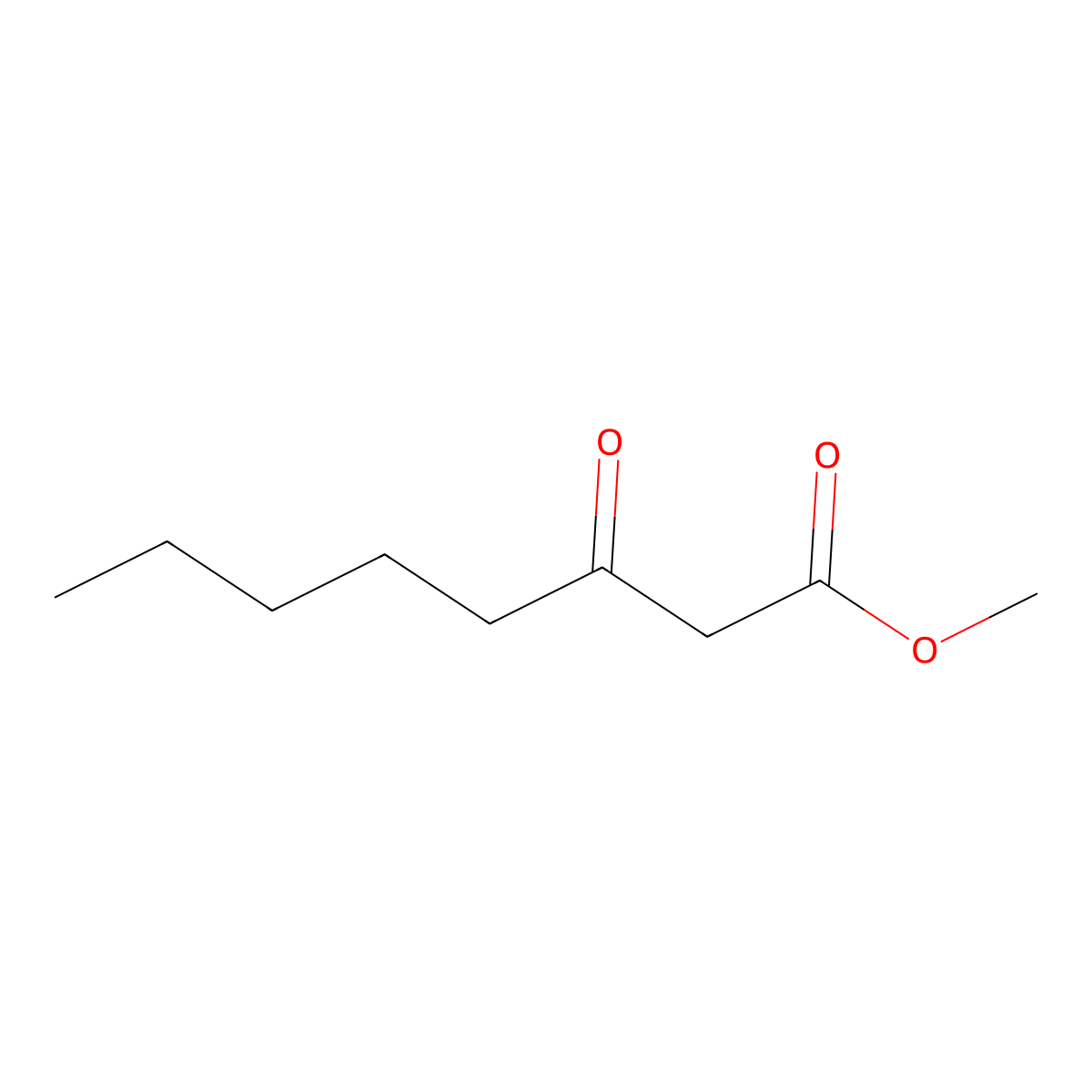 Methyl 3-oxooctanoate molecular structure, CAS 22348-95-4