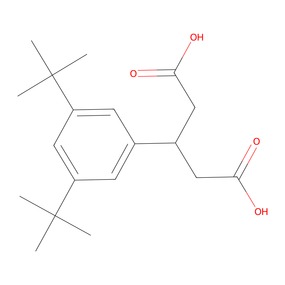 3-(3,5-Di-tert-butylphenyl)pentanedioic acid molecular structure, CAS 2234875-16-0