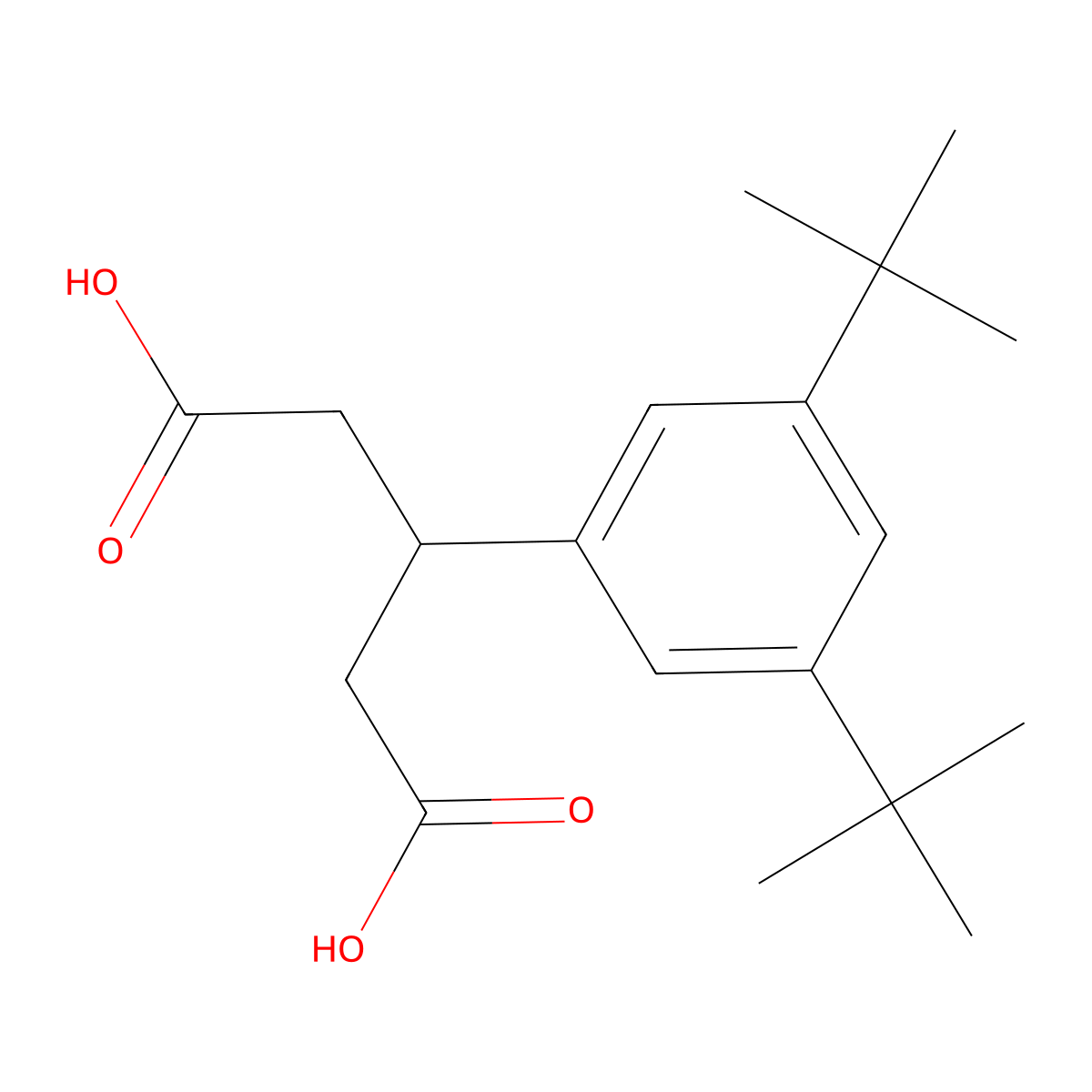 3-(3,5-Di-tert-butylphenyl)pentanedioic acid molecular structure, CAS 2234875-16-0
