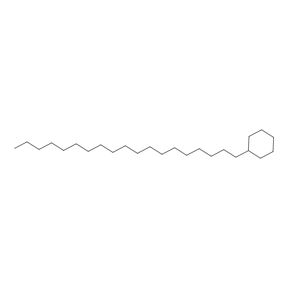 Nonadecylcyclohexane molecular structure, CAS 22349-03-7