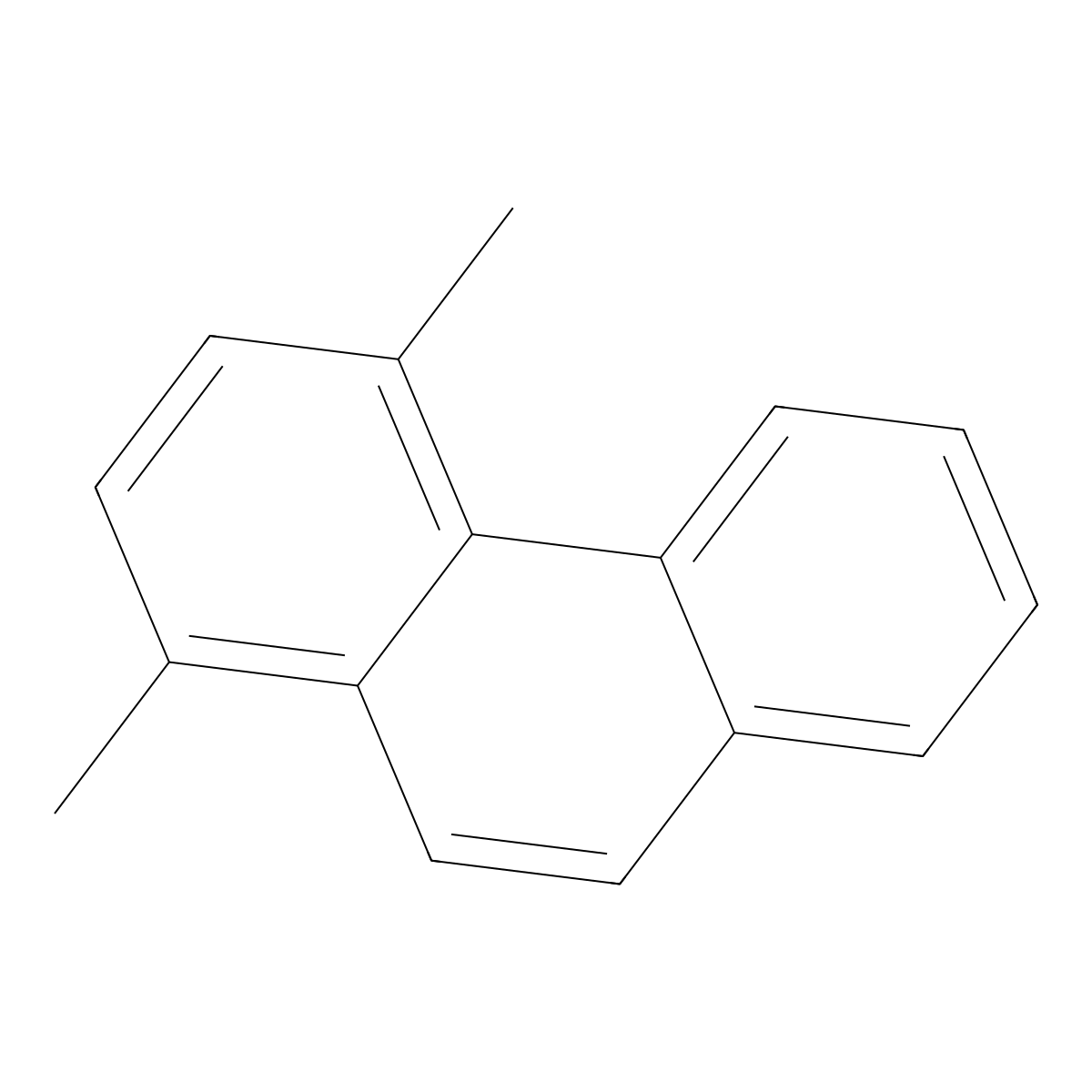 1,4-Dimethylphenanthrene molecular structure, CAS 22349-59-3