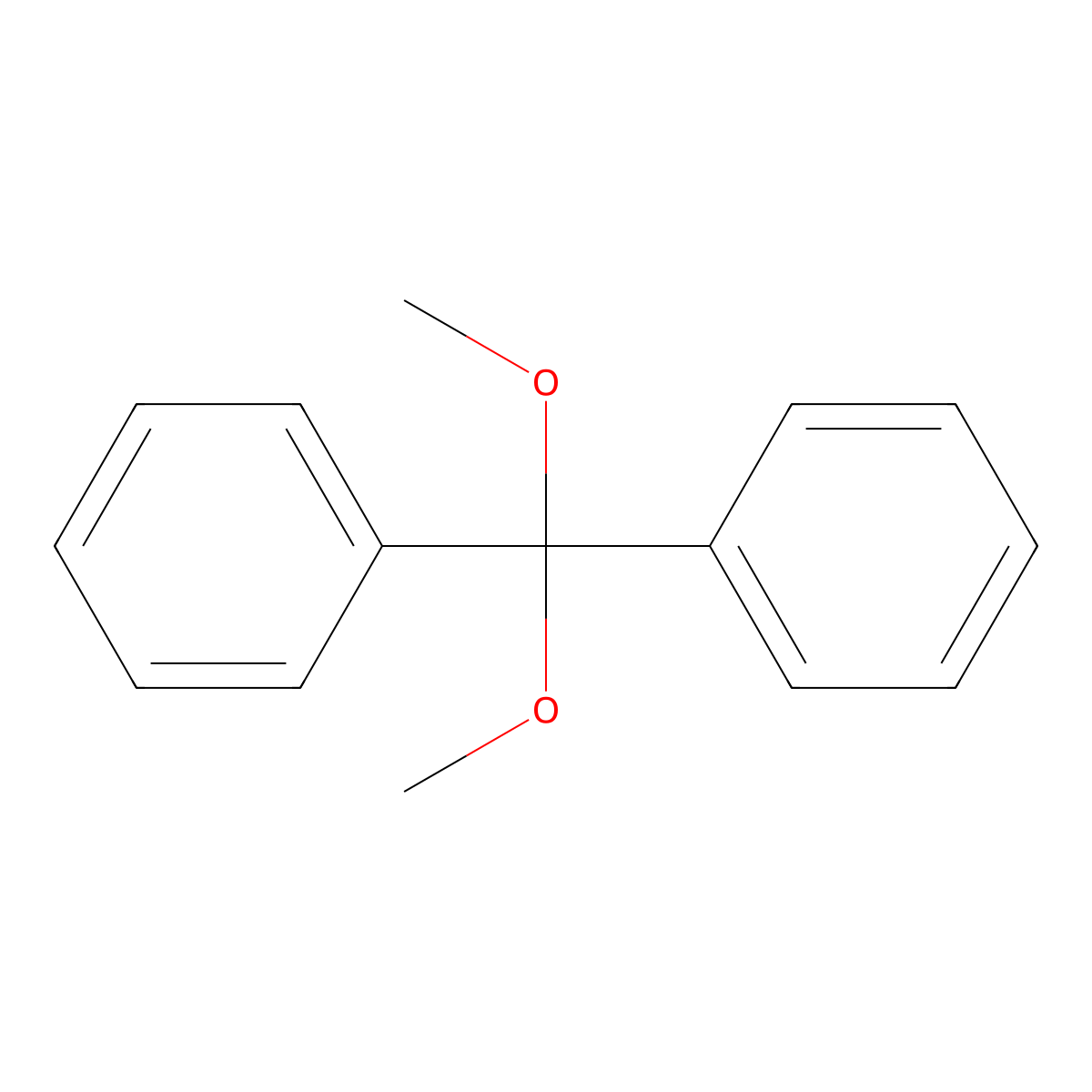 1,1'-(Dimethoxymethylene)bisbenzene molecular structure, CAS 2235-01-0